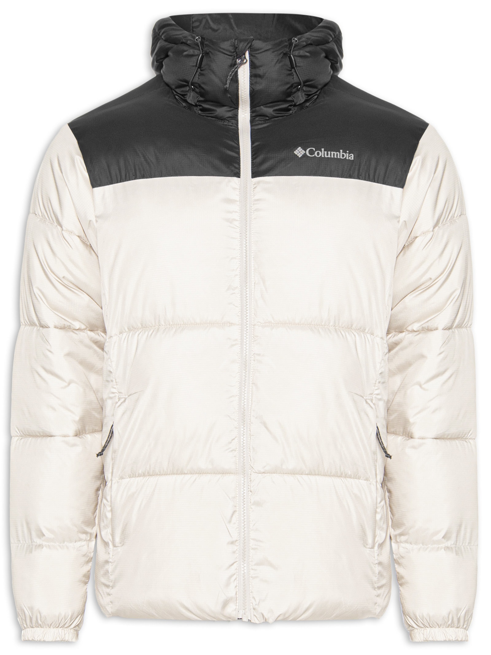 Jaqueta Masculina Puffer Puffect™ Hooded ll Branco Columbia
