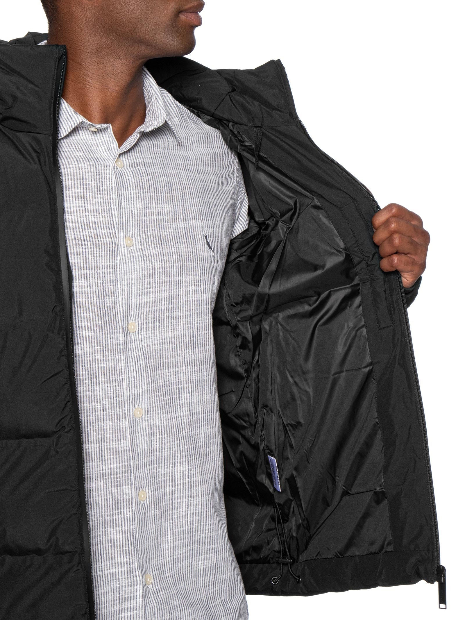 Jaqueta Masculina Puffer Selada Preto Reserva