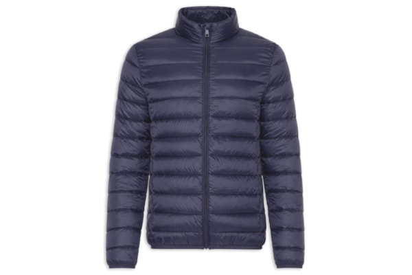 Jaqueta Masculina Puffer Sem Gorro - Azul
