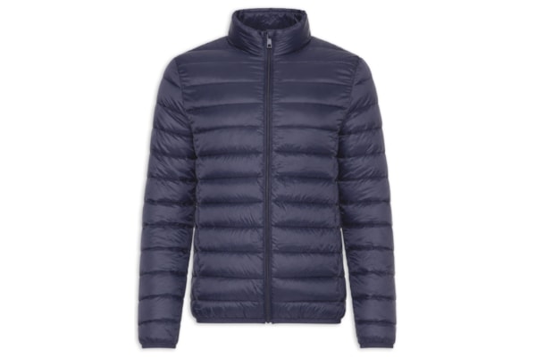 Jaqueta Masculina Puffer Sem Gorro - Azul