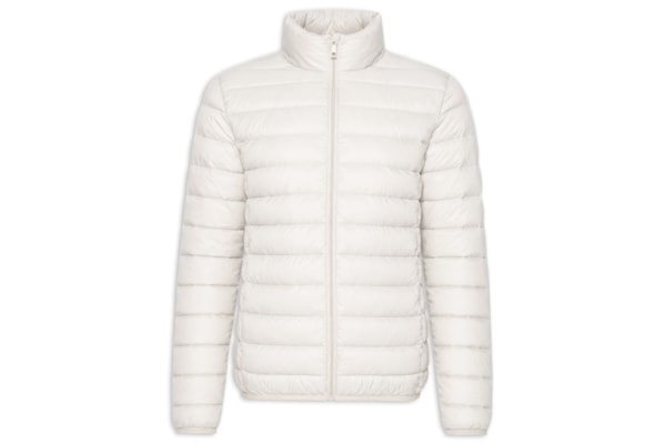 Jaqueta Masculina Puffer Sem Gorro - Bege