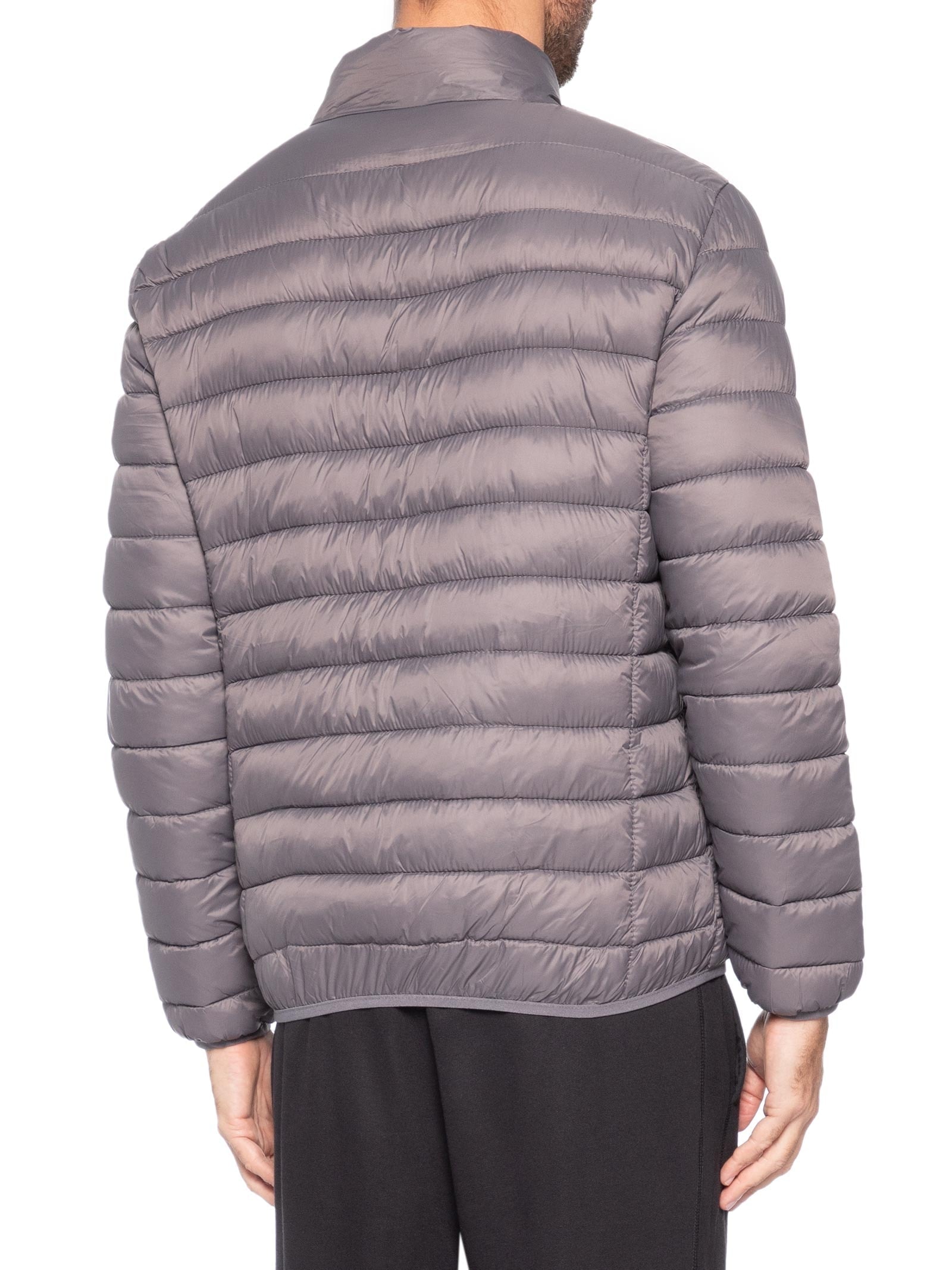 Jaqueta Masculina Puffer Sem Gorro Cinza Basiq Men