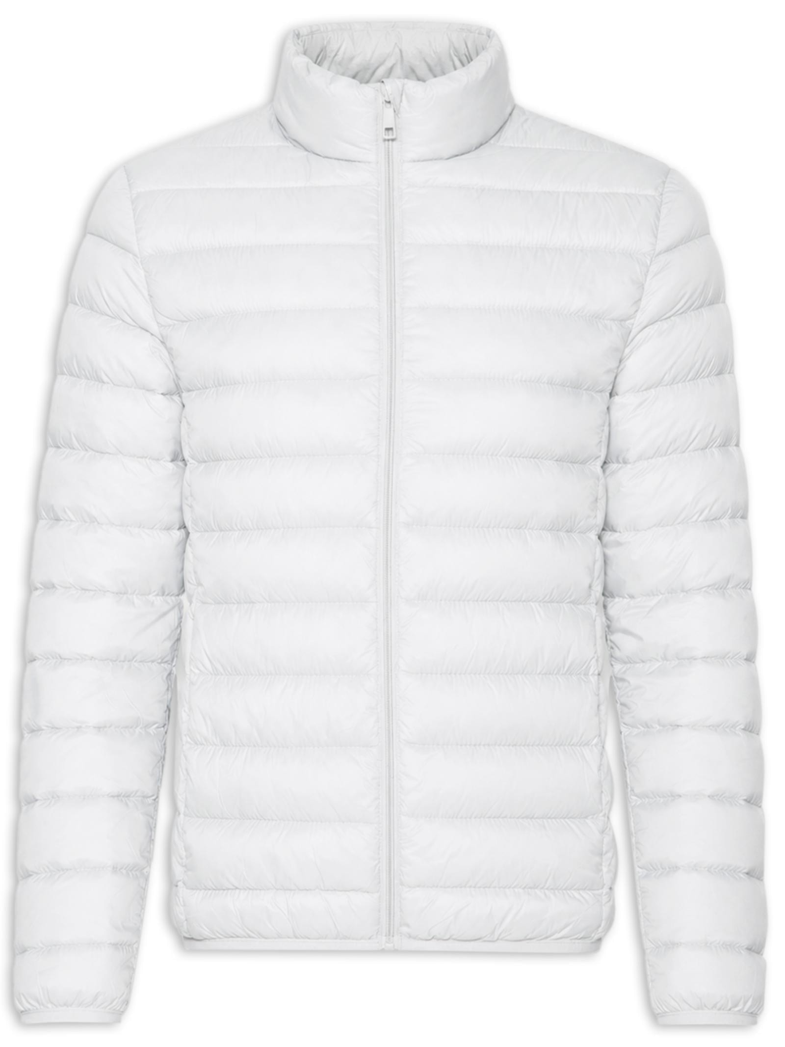 Jaqueta Masculina Puffer Sem Gorro Cinza Basiq Men