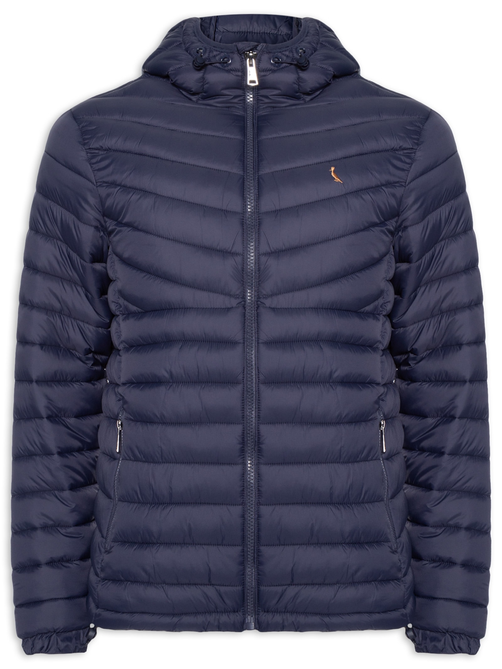 Jaqueta Masculina Puffer Uptown Color Bird Azul Reserva