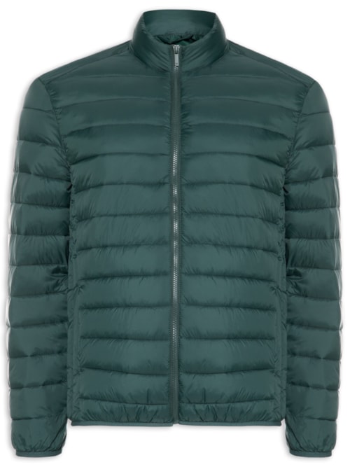 Jaqueta Masculina Puffer – Verde