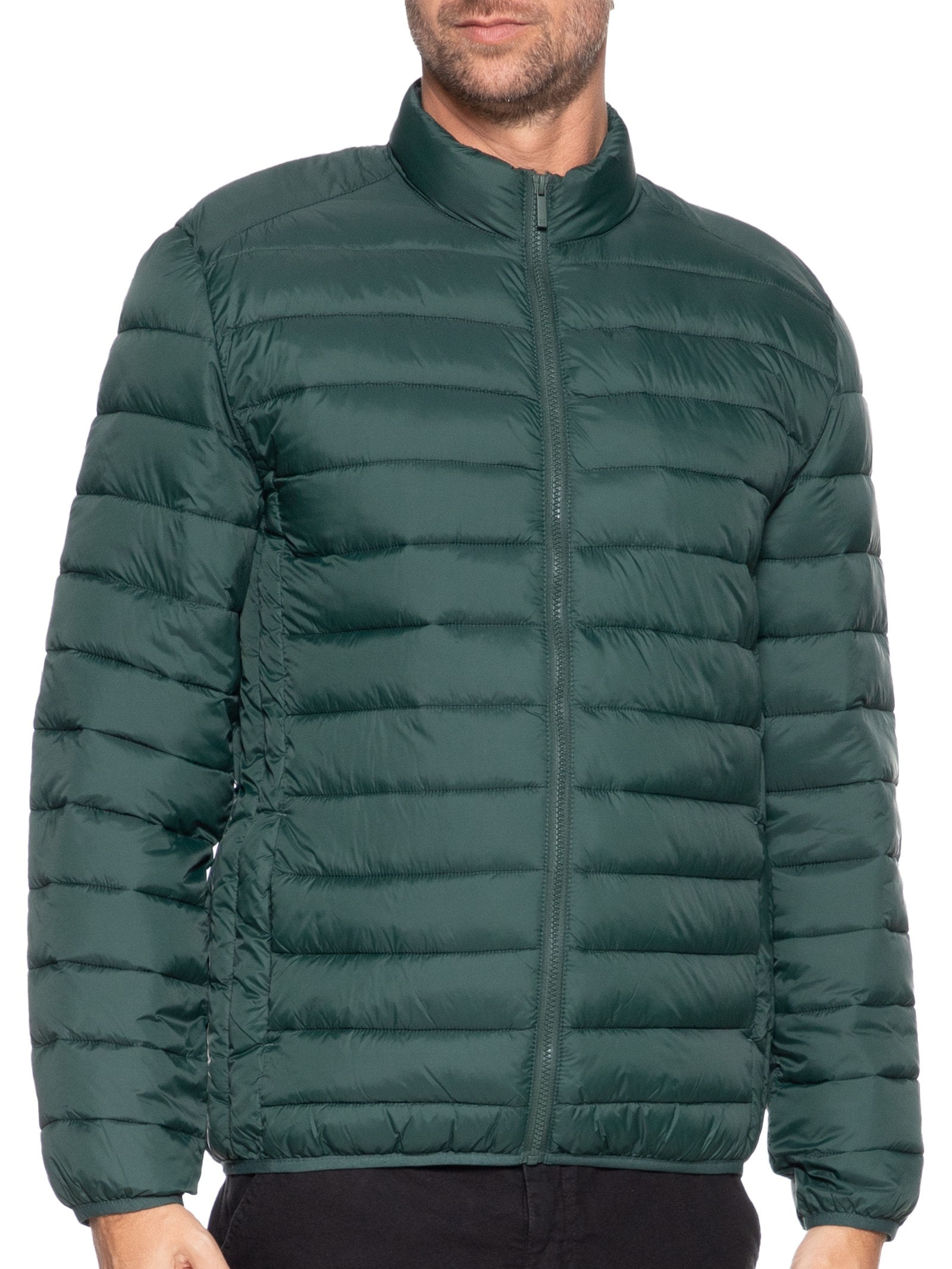 Jaqueta Masculina Puffer Verde Hering