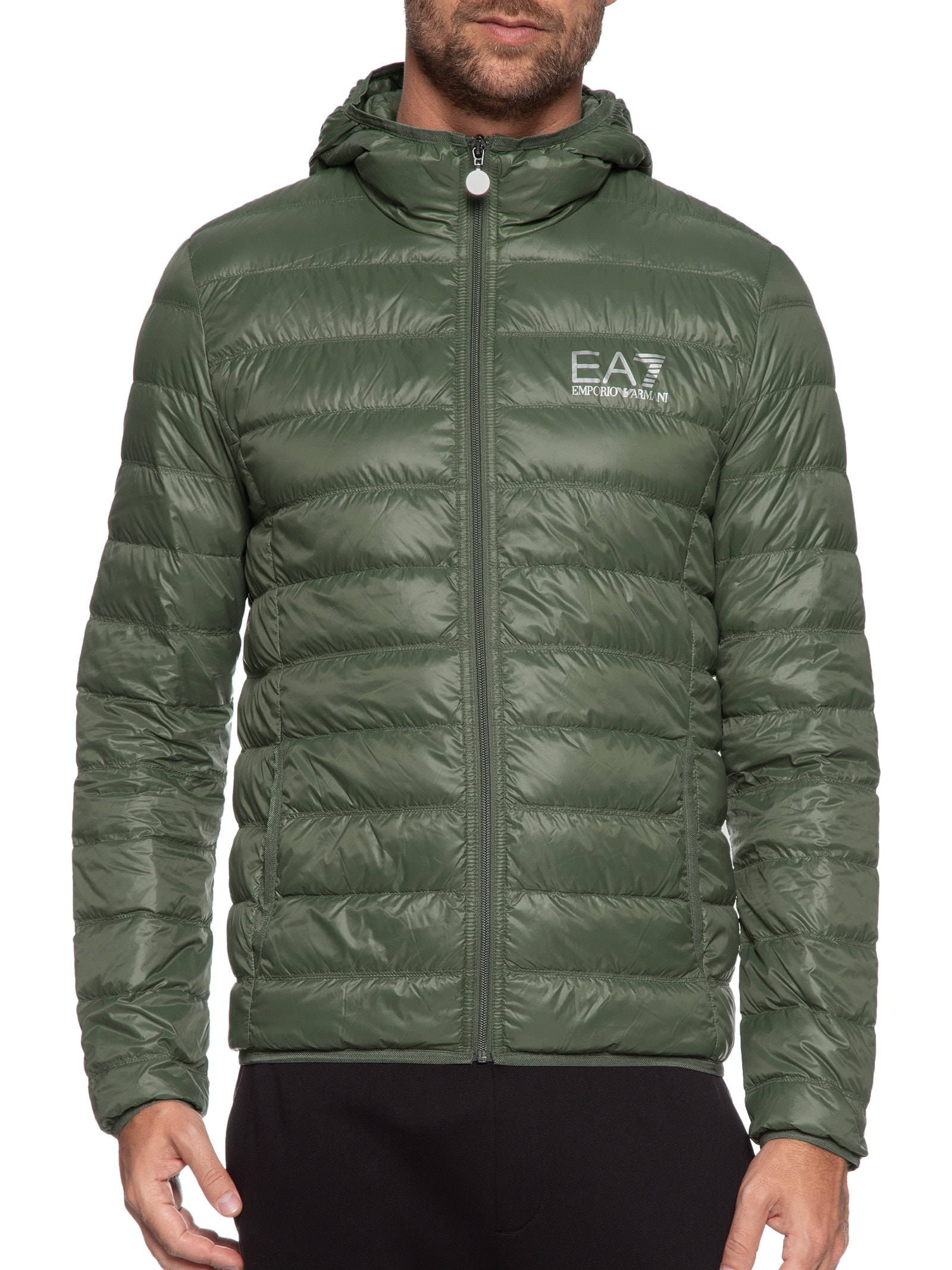 Ea7 Emporio Armani - Jaqueta Masculina Puffer - Verde