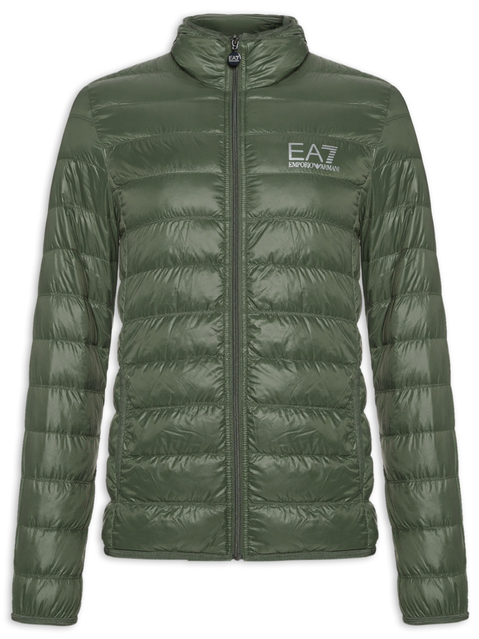 Ea7 Emporio Armani - Jaqueta Masculina Puffer - Verde