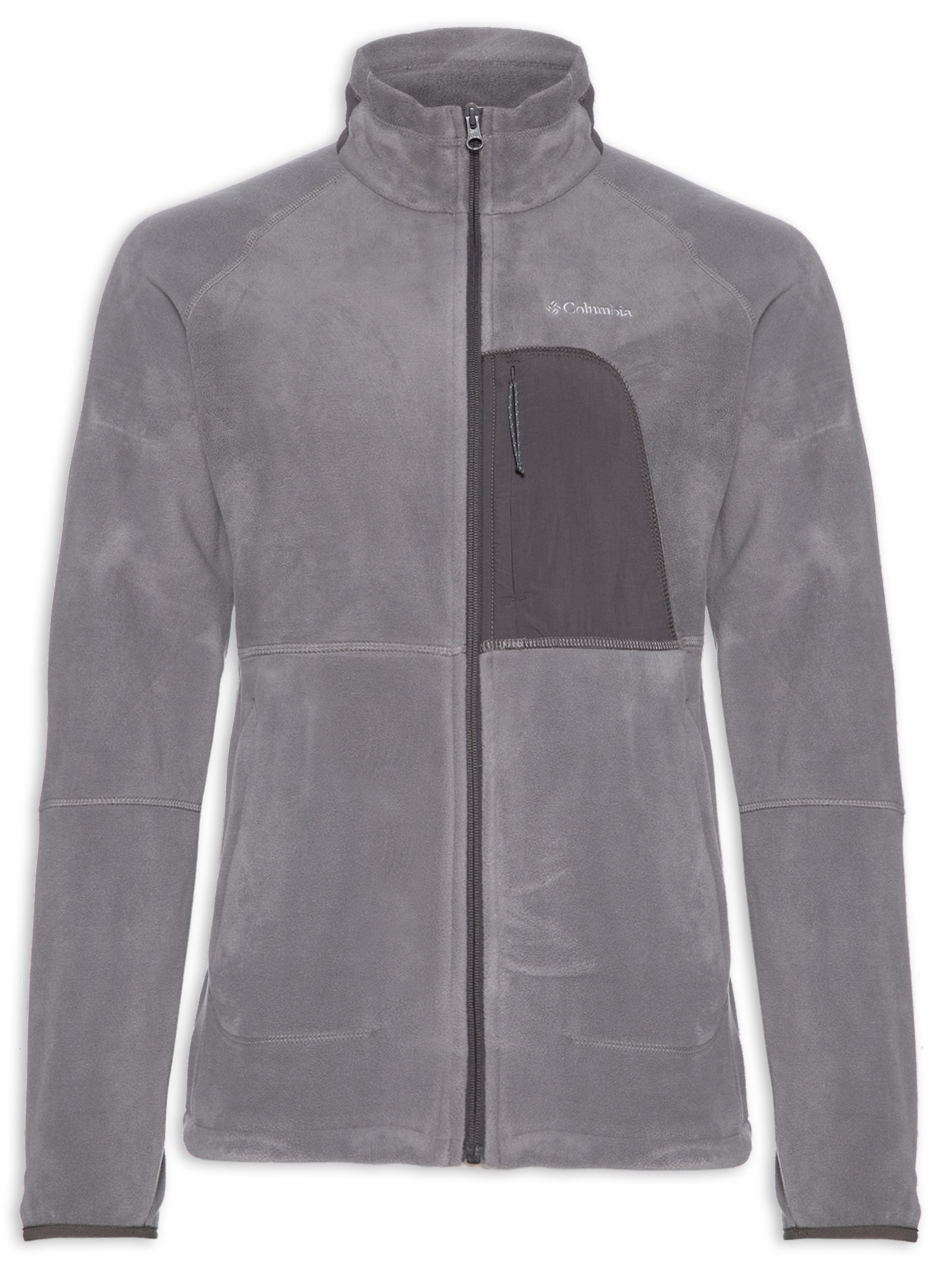 Columbia - Jaqueta Masculina Rapid Expedition™ Full Zip Fleece - Cinza