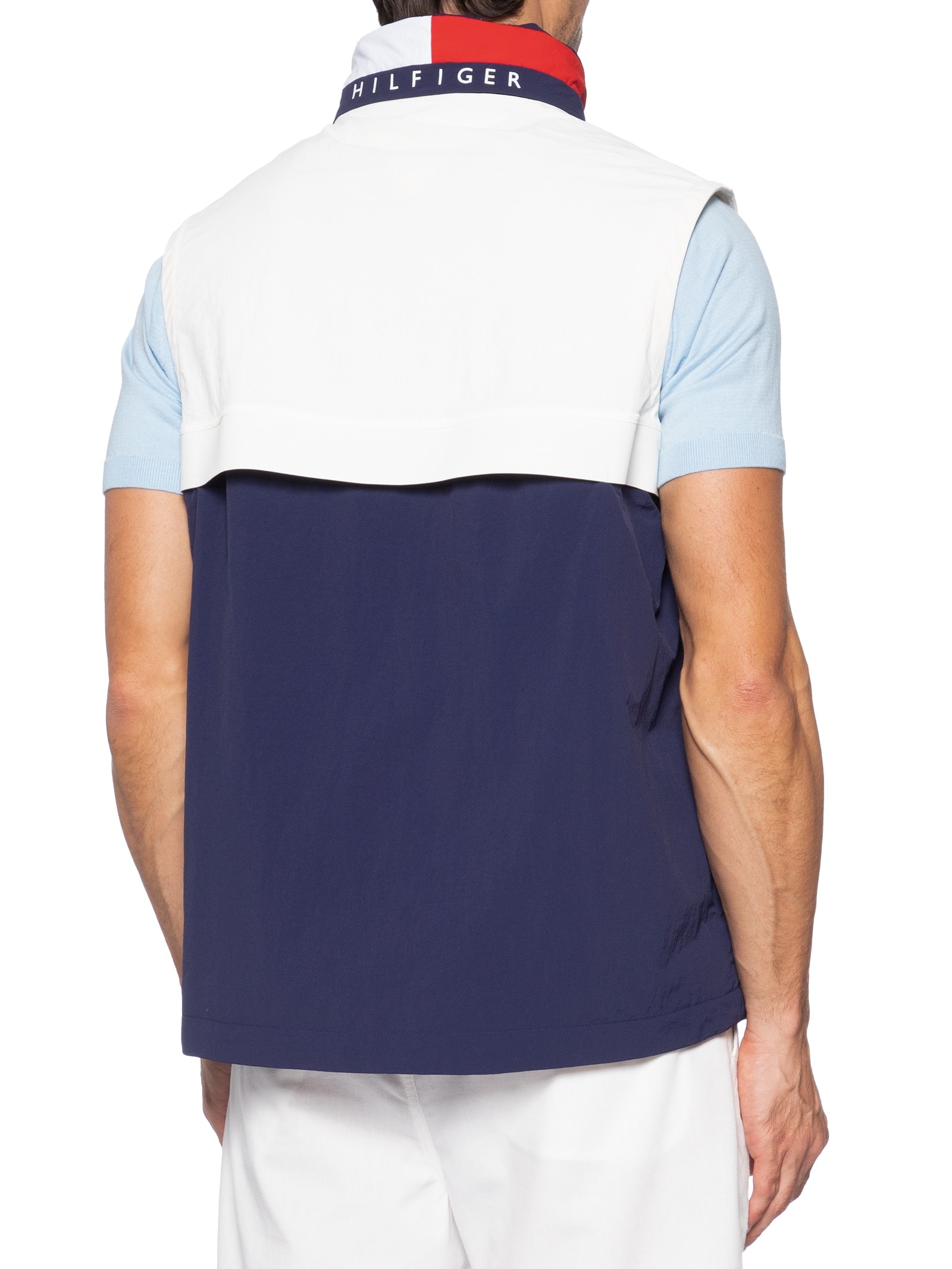 Jaqueta Masculina Regatta Us Sailgp Colorblock Branco Tommy Hilfiger
