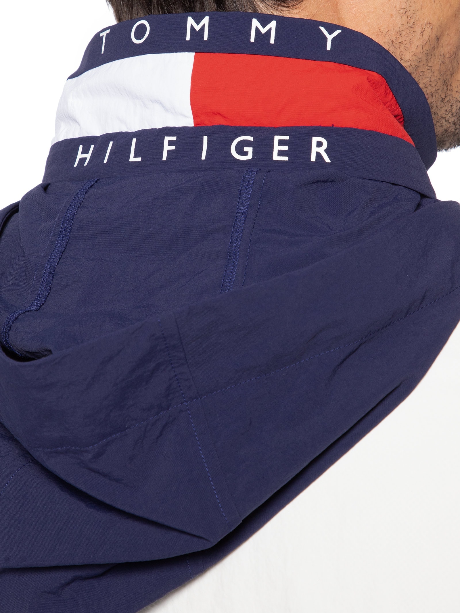Jaqueta Masculina Regatta Us Sailgp Colorblock Branco Tommy Hilfiger