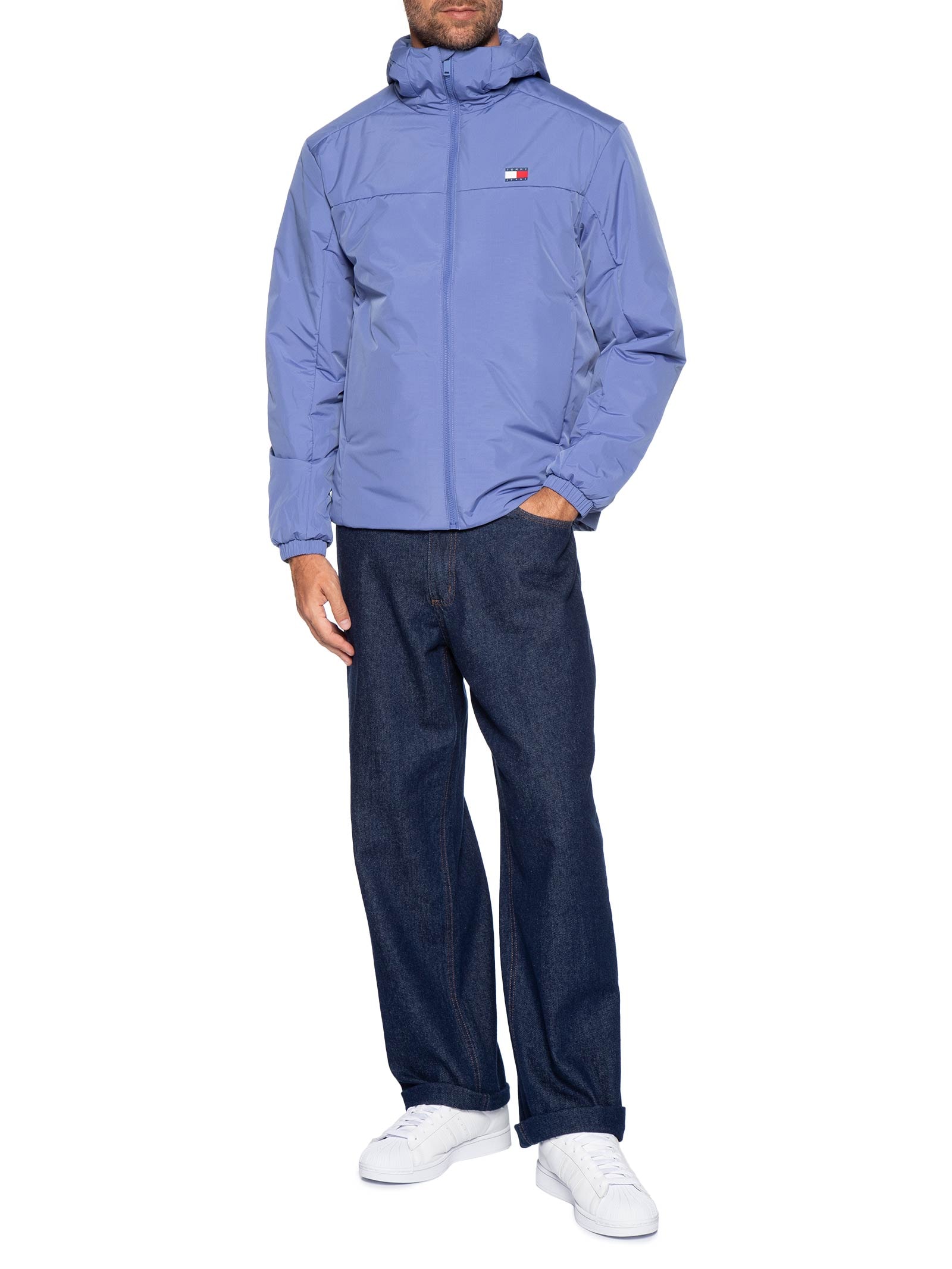 Jaqueta Masculina Regular Fit Com Bolso Interno Azul Tommy Jeans