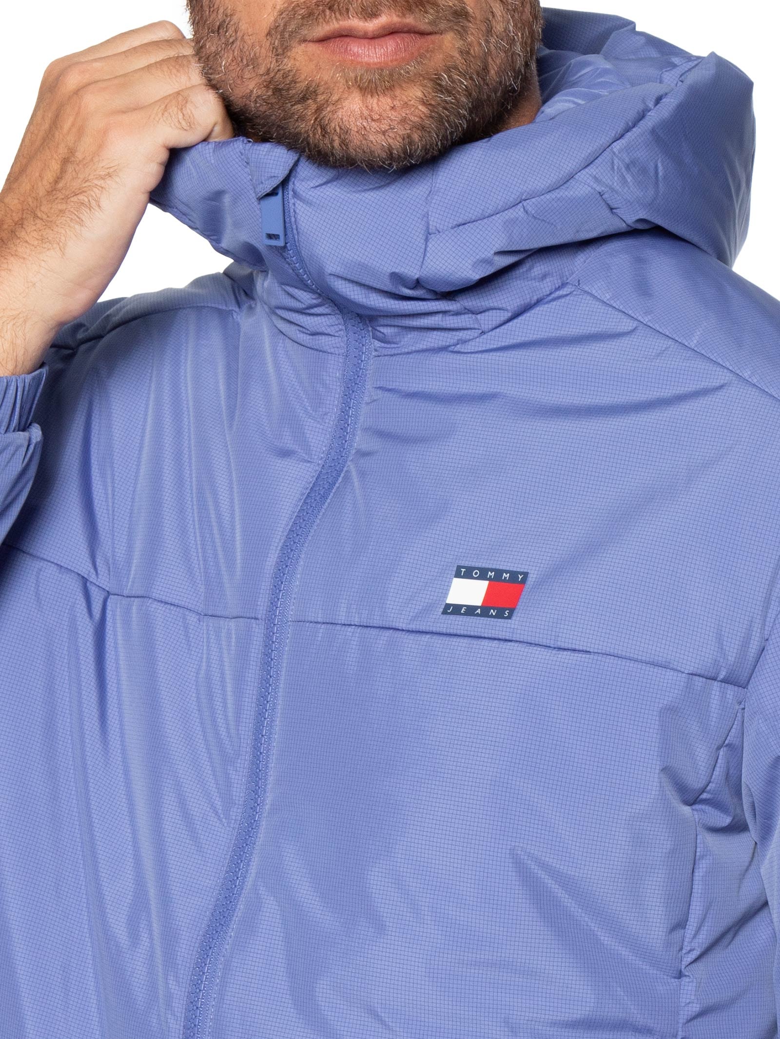 Jaqueta Masculina Regular Fit Com Bolso Interno Azul Tommy Jeans