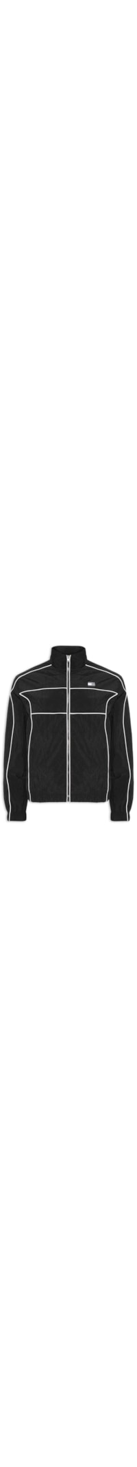 Jaqueta Masculina Regular Fit Detalhe Flag Viés - Preto