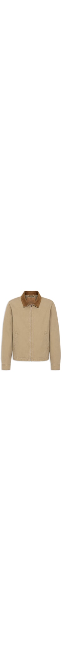 Jaqueta Masculina Relaxed Fit Castro Full Zip - Bege