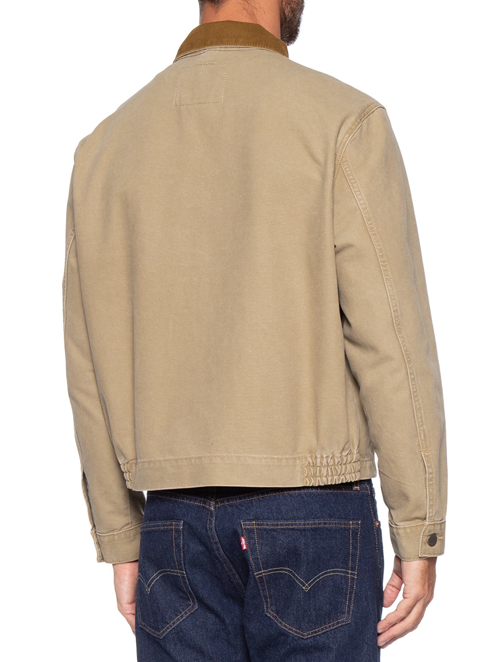 Jaqueta Masculina Relaxed Fit Castro Full Zip Bege Levi's
