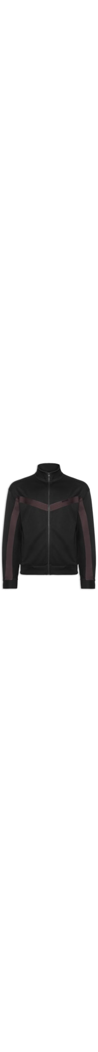 Jaqueta Masculina Relaxed- Fit Chevron Tape Darti - Preto