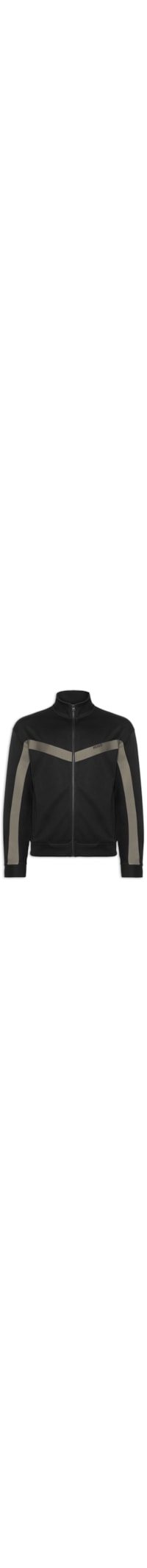 Jaqueta Masculina Relaxed- Fit Chevron Tape Darti - Preto
