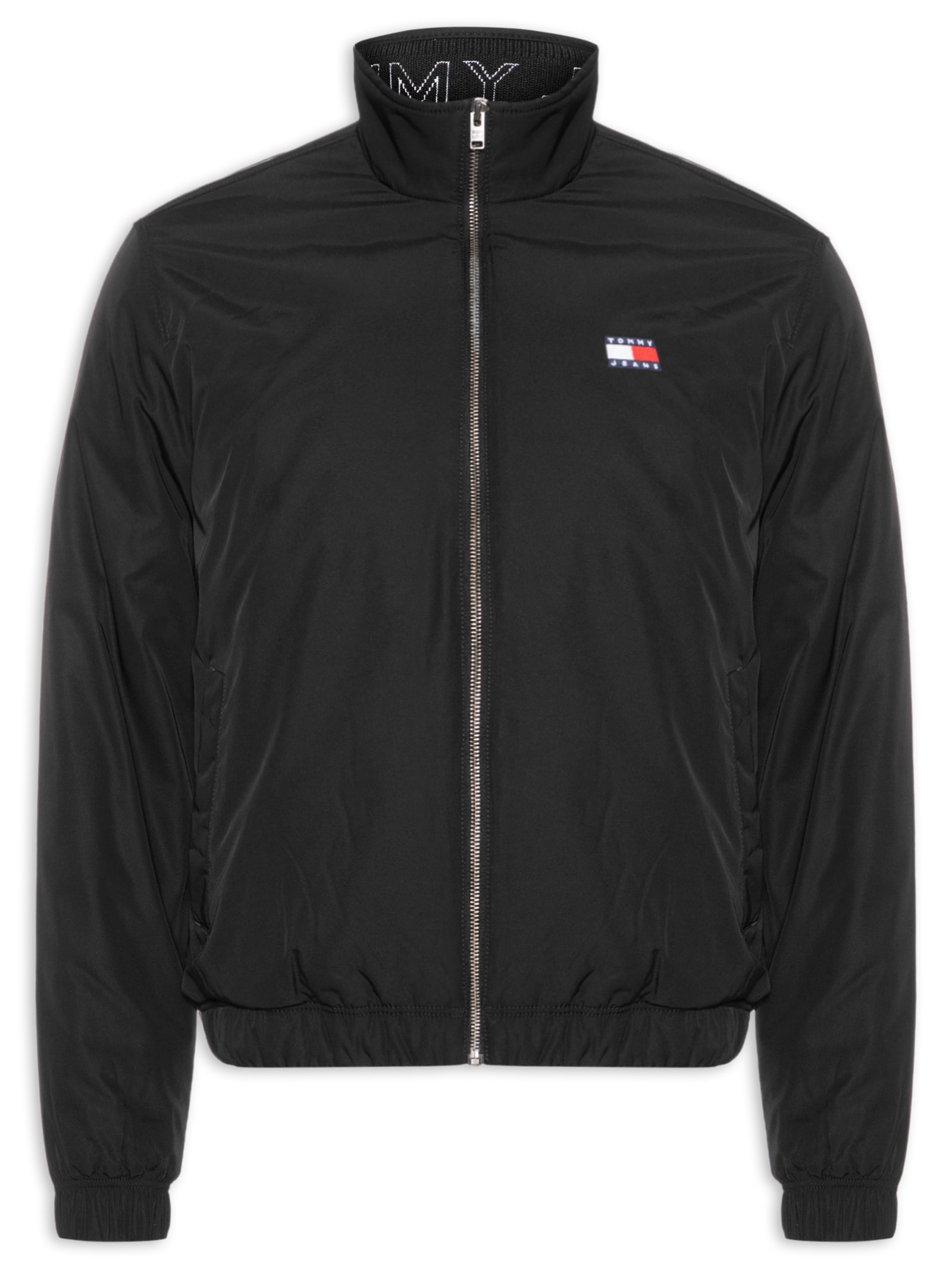 Jaqueta Masculina Relaxed Fit Com Logo Interno Preto Tommy Jeans