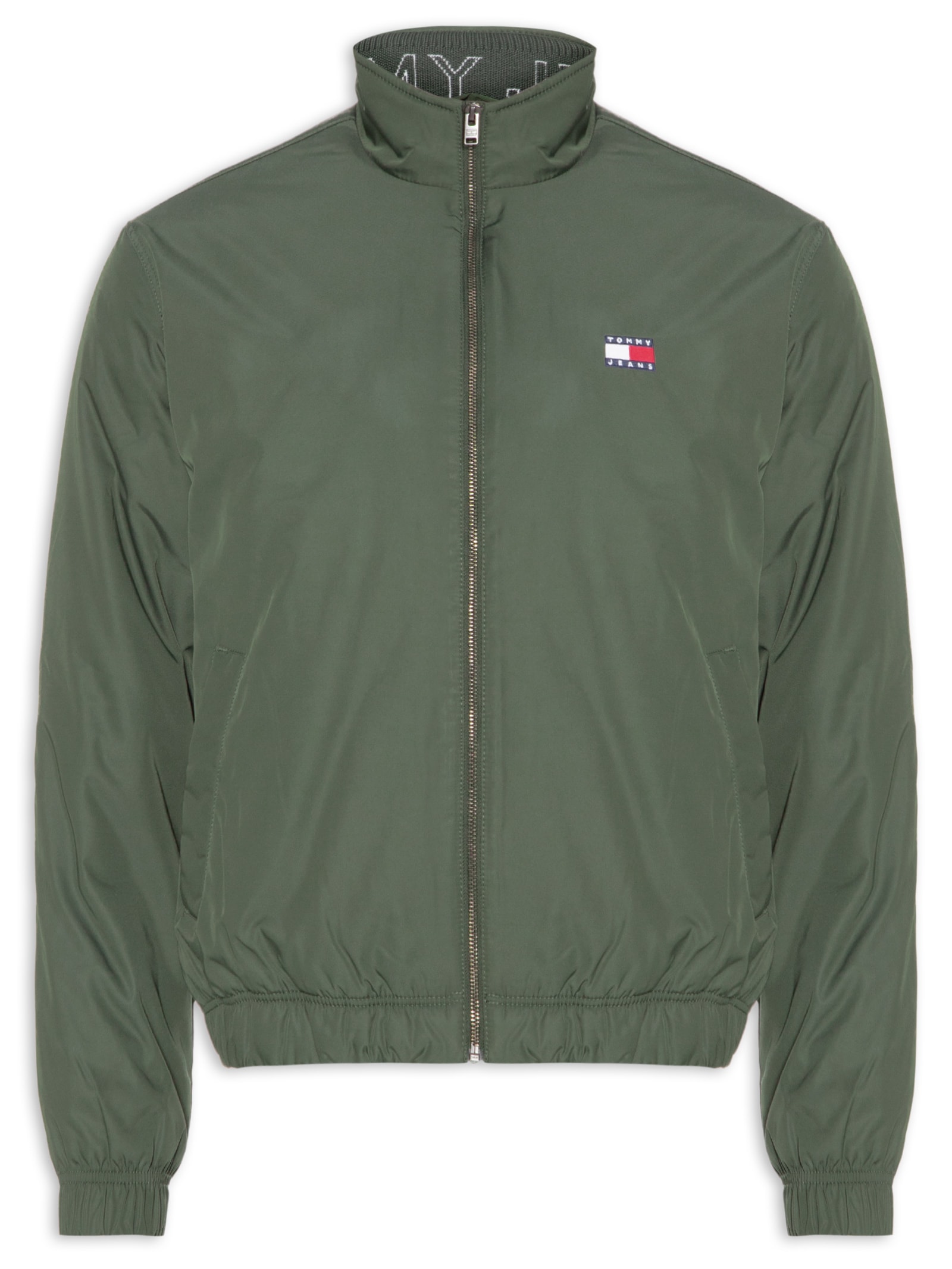 Jaqueta Masculina Relaxed Fit Com Logo Interno Verde Tommy Jeans