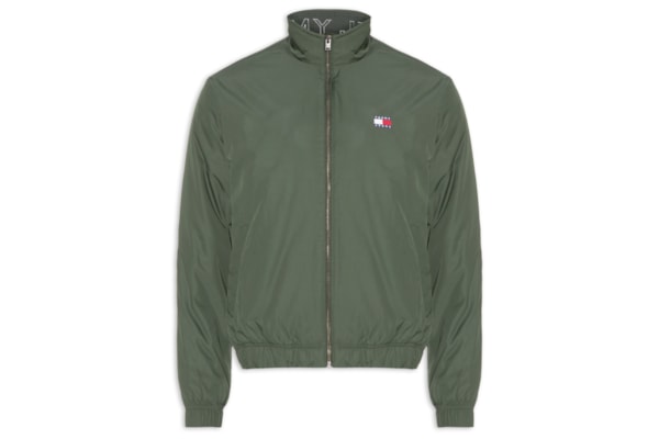 Jaqueta Masculina Relaxed Fit Com Logo Interno - Verde