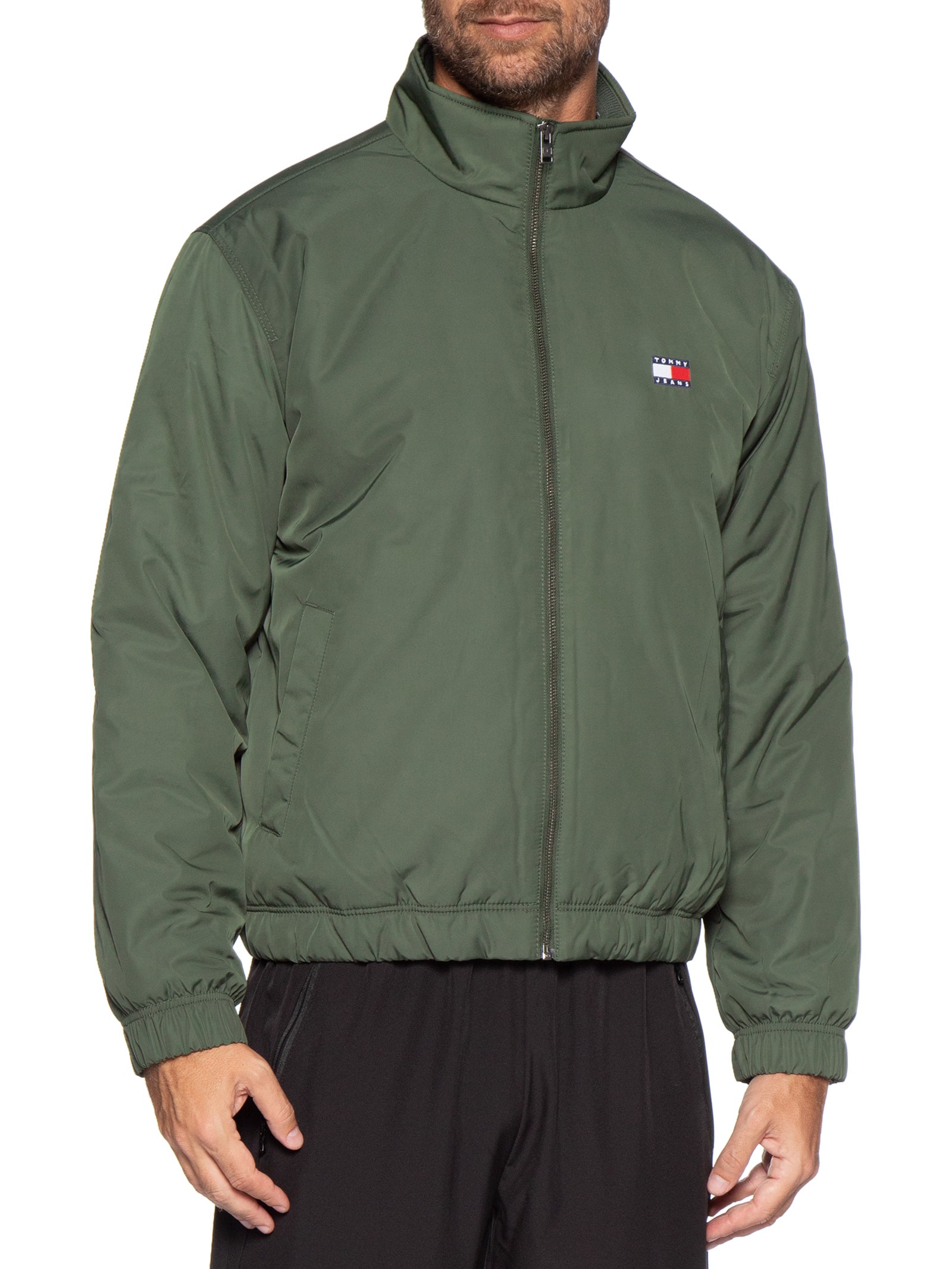 Jaqueta Masculina Relaxed Fit Com Logo Interno Verde Tommy Jeans