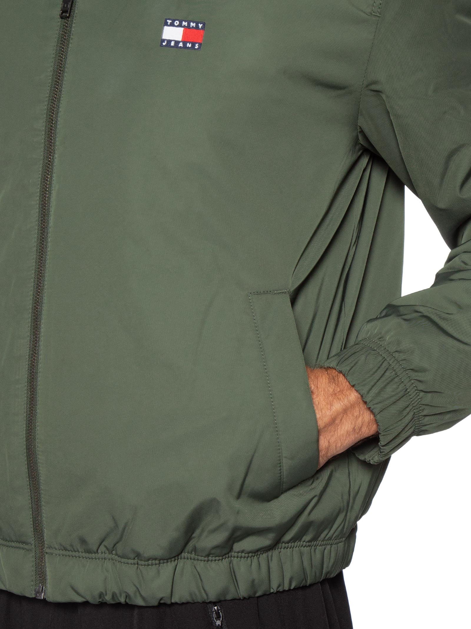 Jaqueta Masculina Relaxed Fit Com Logo Interno Verde Tommy Jeans