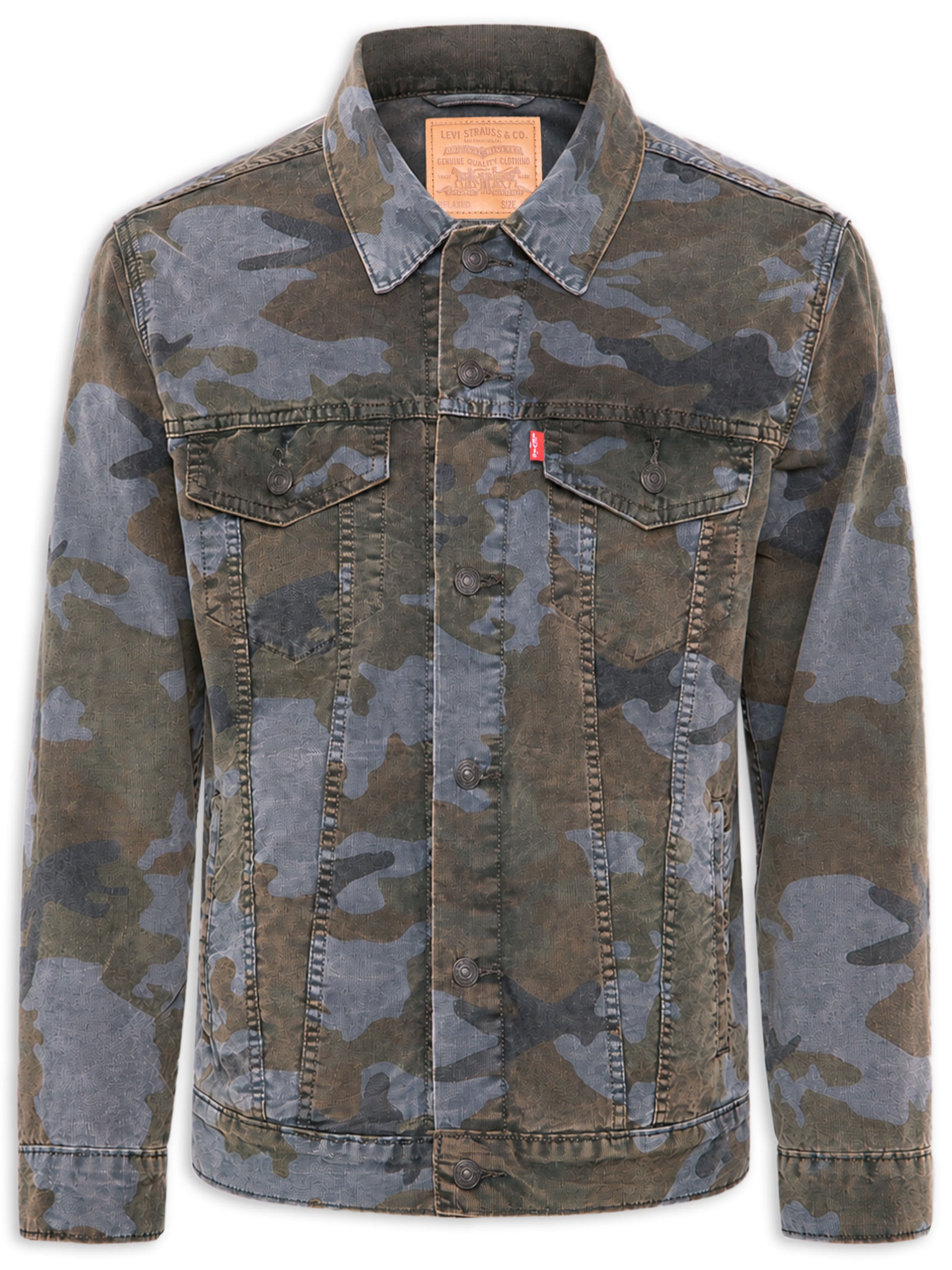 Jaqueta Masculina Relaxed Fit Trucker Azul Levi's