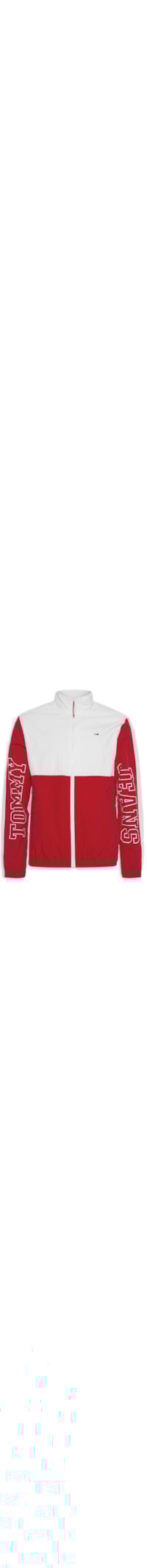 Jaqueta Masculina Relaxed Logo Track - Vermelho