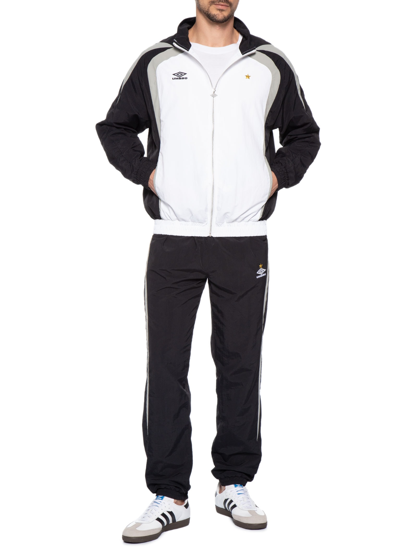 Jaqueta Masculina Relaxed Track Branco Umbro