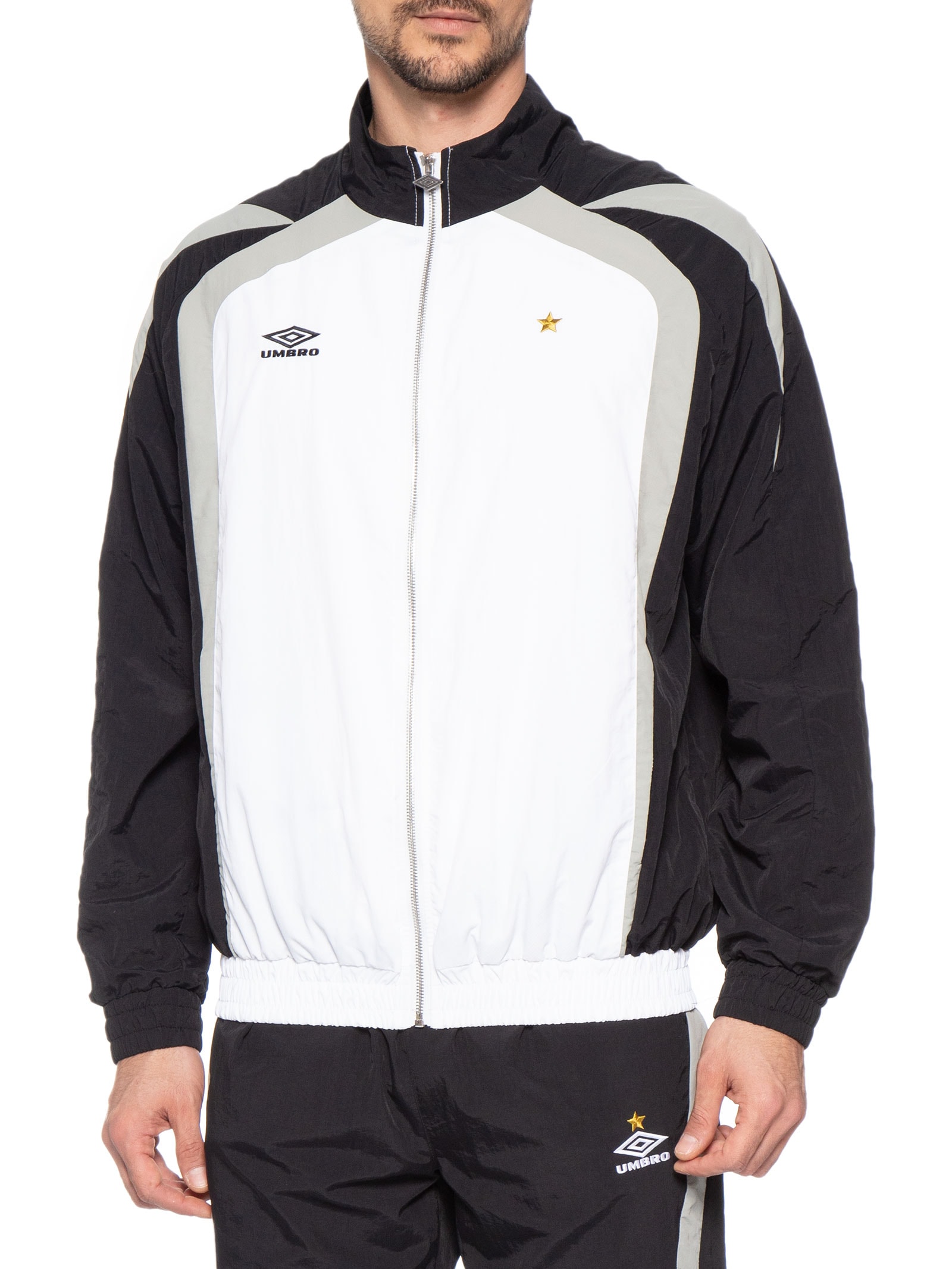 Jaqueta Masculina Relaxed Track Branco Umbro