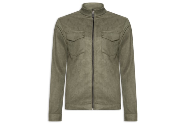 Jaqueta Masculina Scuba Com Zíper - Verde