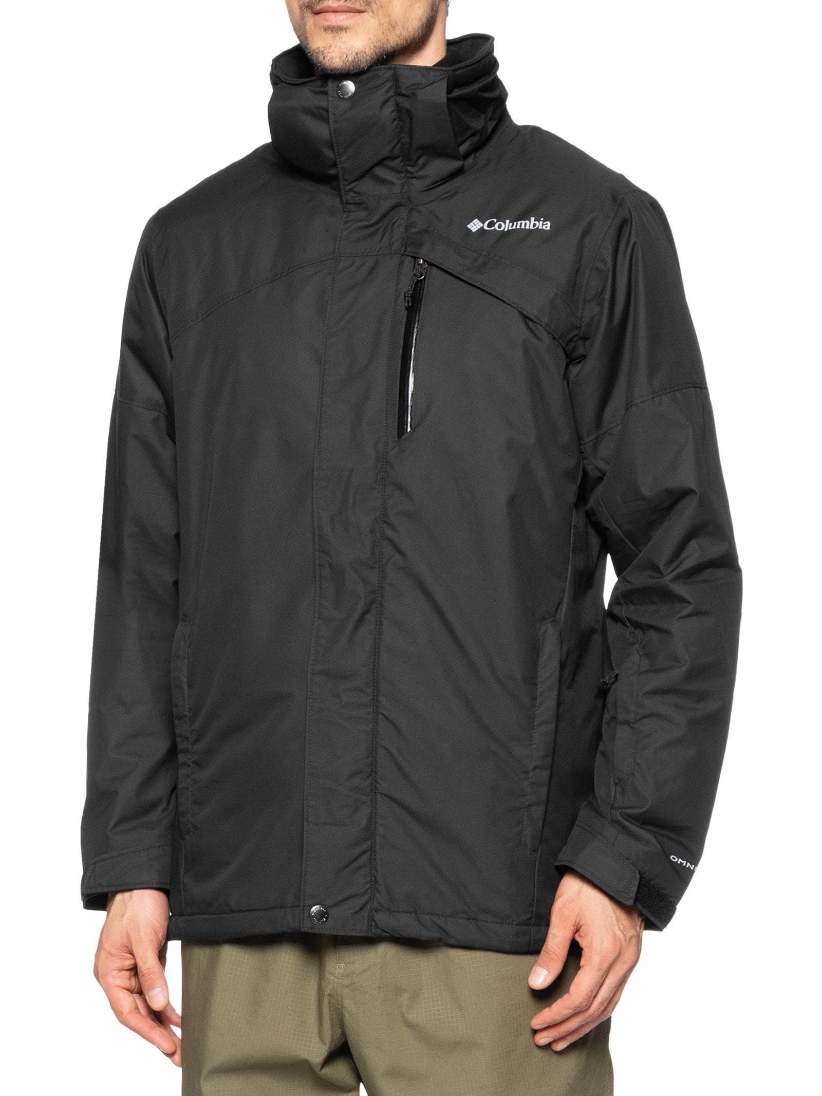 Jaqueta Masculina Ski Last Track II Com Capuz Preto Columbia
