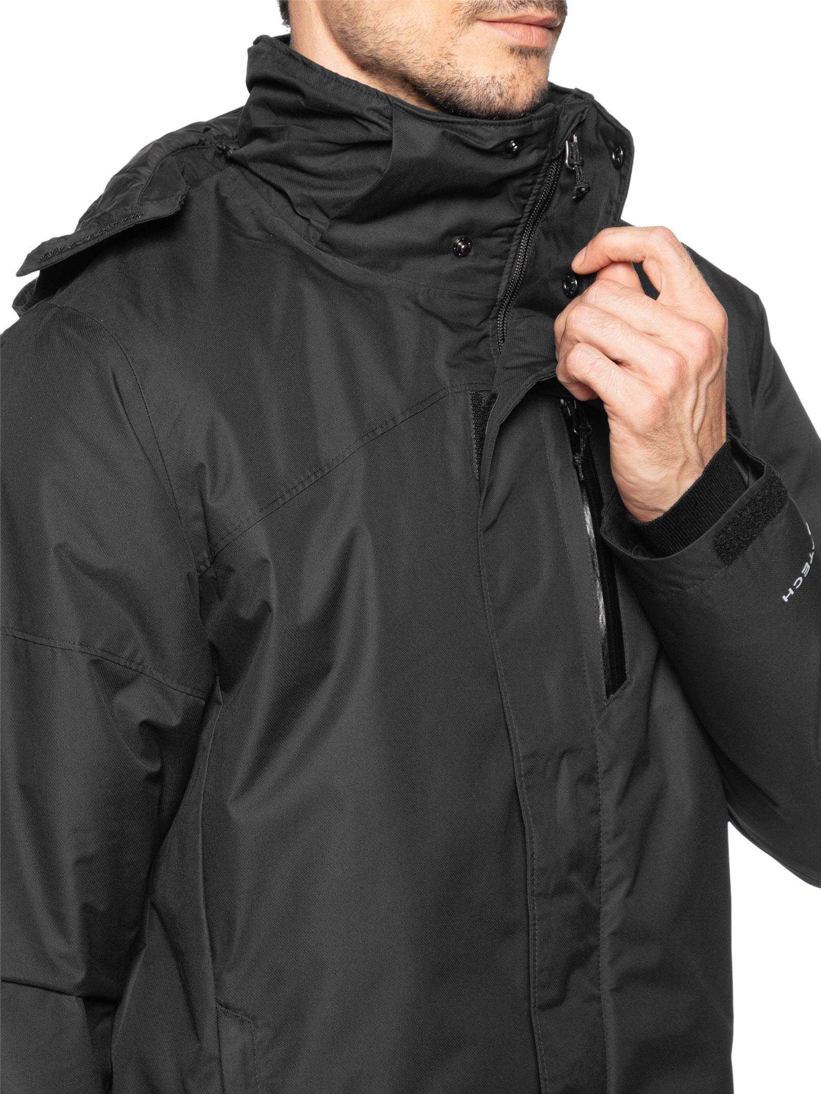 Jaqueta Masculina Ski Last Track II Com Capuz Preto Columbia