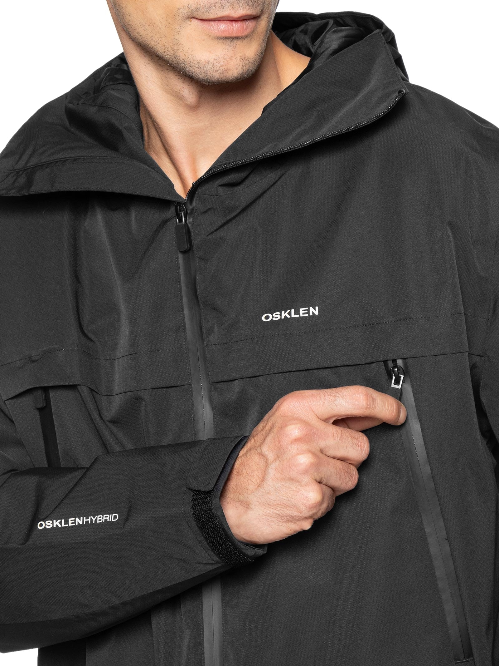 Jaqueta Masculina Snow Tech 3 Preto Osklen