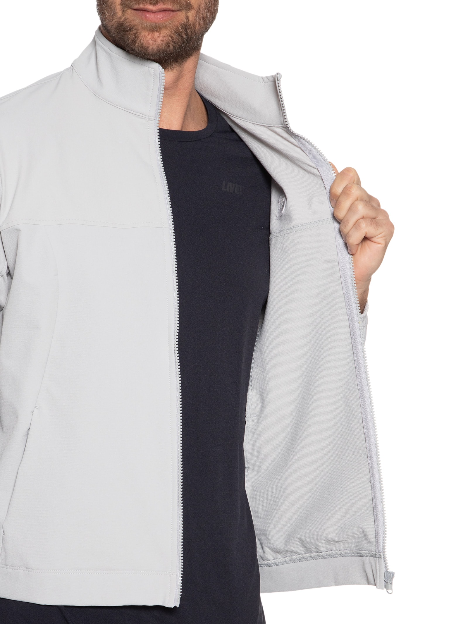 Jaqueta Masculina Sport Grand Turismo Cinza Fila