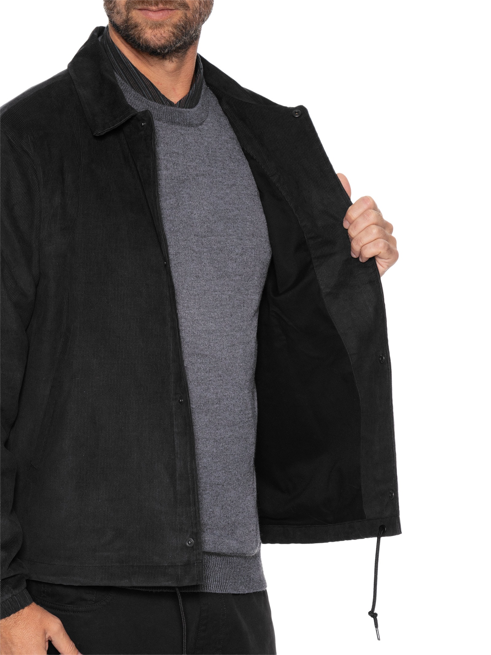 Jaqueta Masculina Sportswear Club Coach Preto Nike