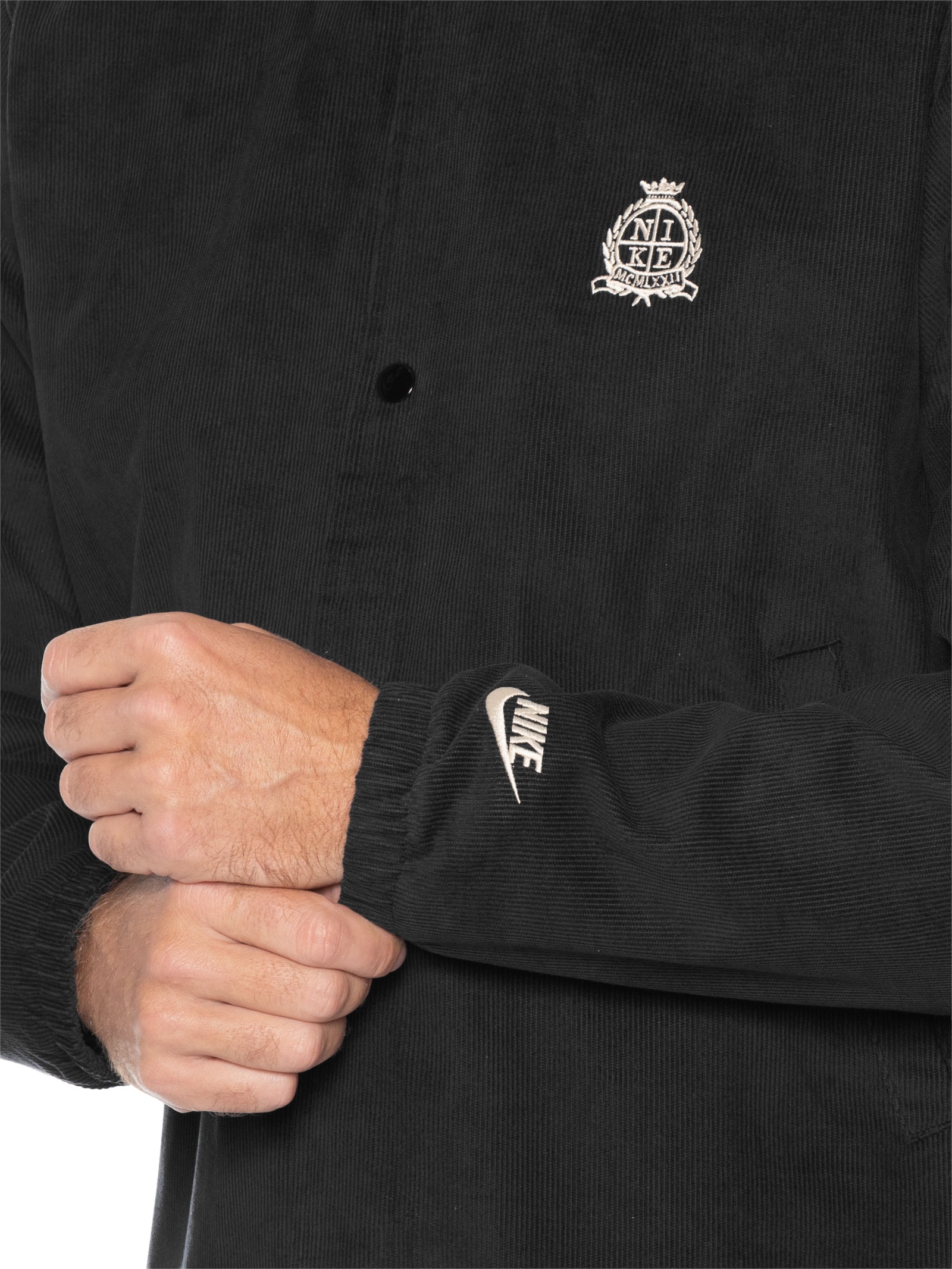 Jaqueta Masculina Sportswear Club Coach Preto Nike