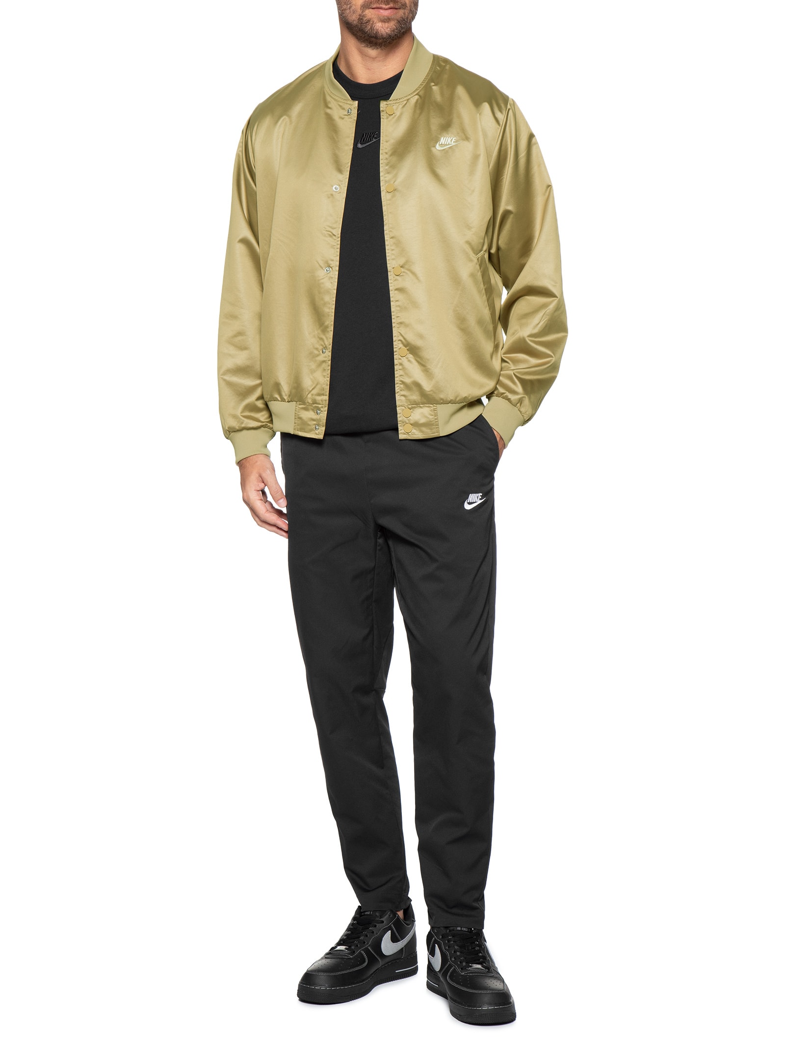 Jaqueta Masculina Sportswear Club Marrom Nike