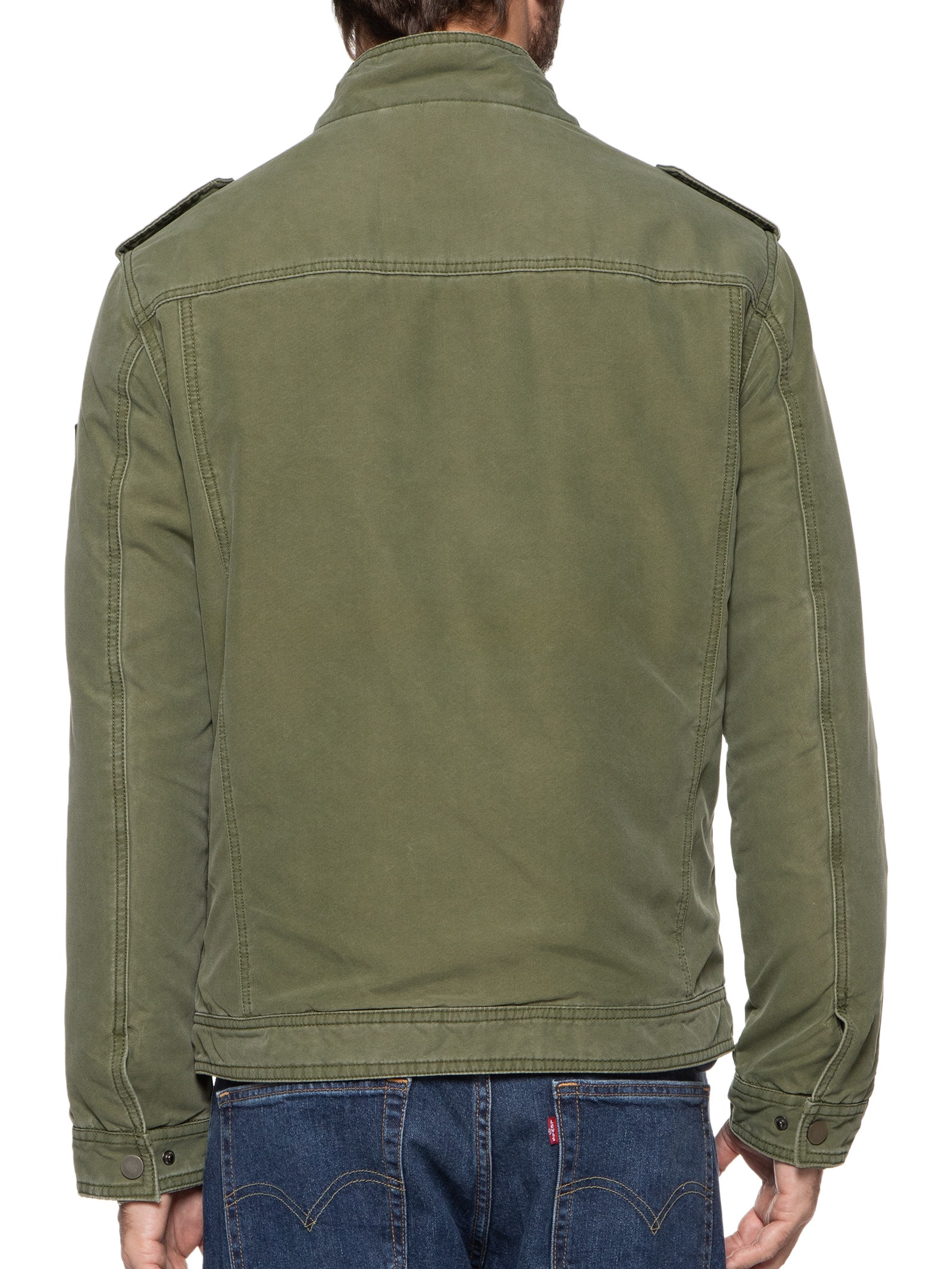 Jaqueta Masculina Stone Brushed - Verde - Jab