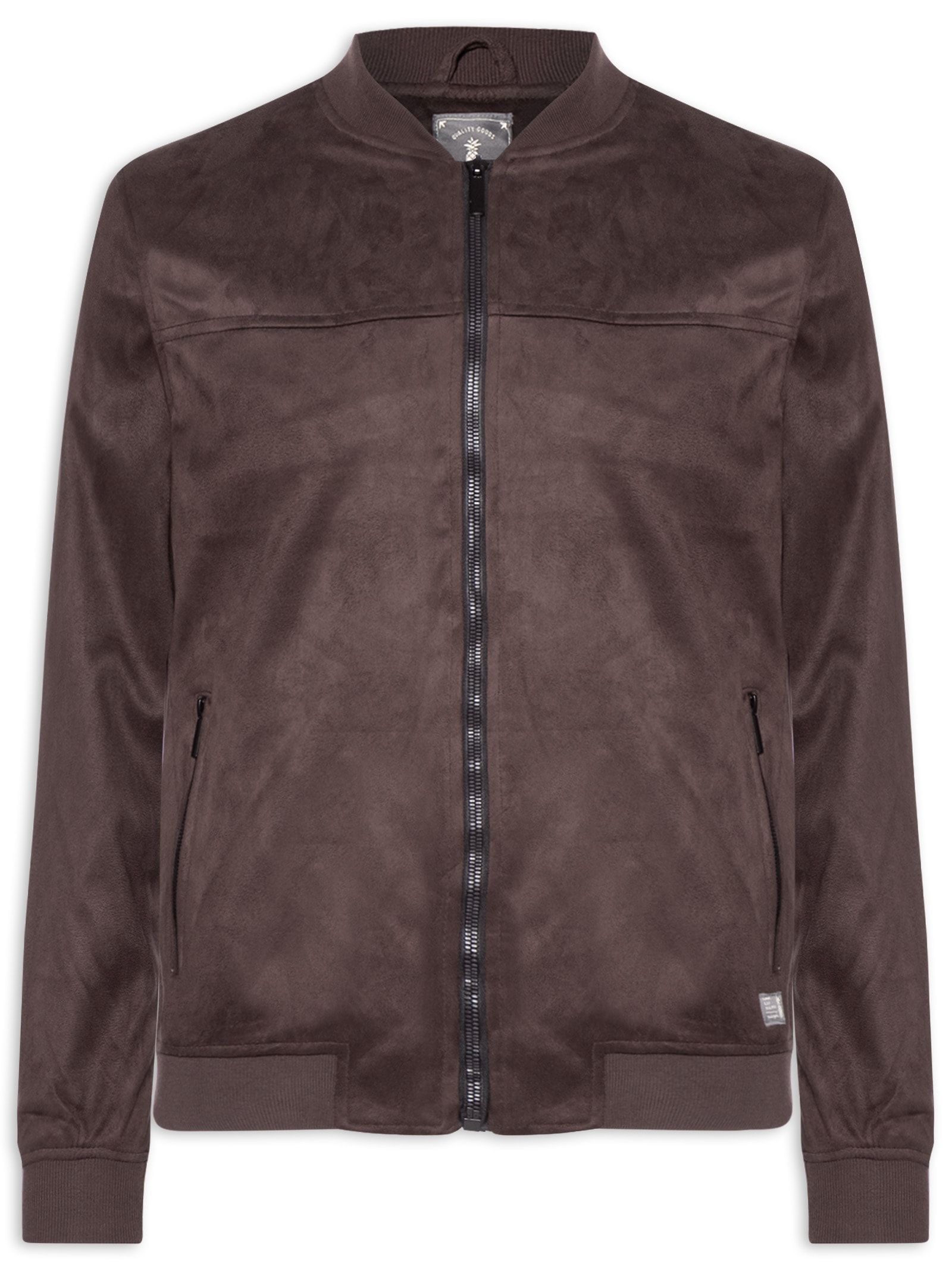 Jaqueta Masculina Suede Marrom Pineapple