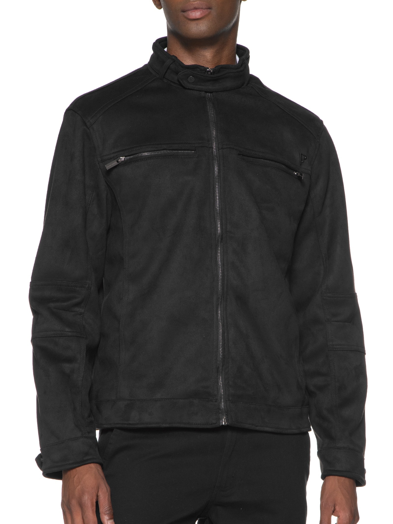 Rider＇s Suede 【GRANCY】Distressed Jacket Preto - Pockets With Rider Suede Masculina Jaqueta - VR ジャケット・アウター
