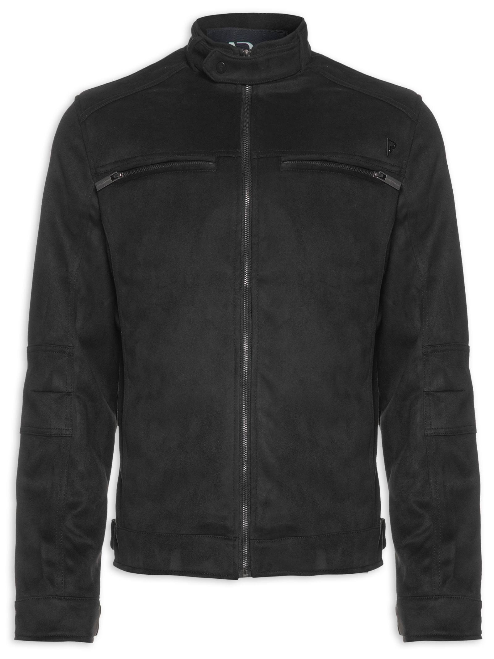 VR - Jaqueta Masculina Suede Rider With Pockets - Preto