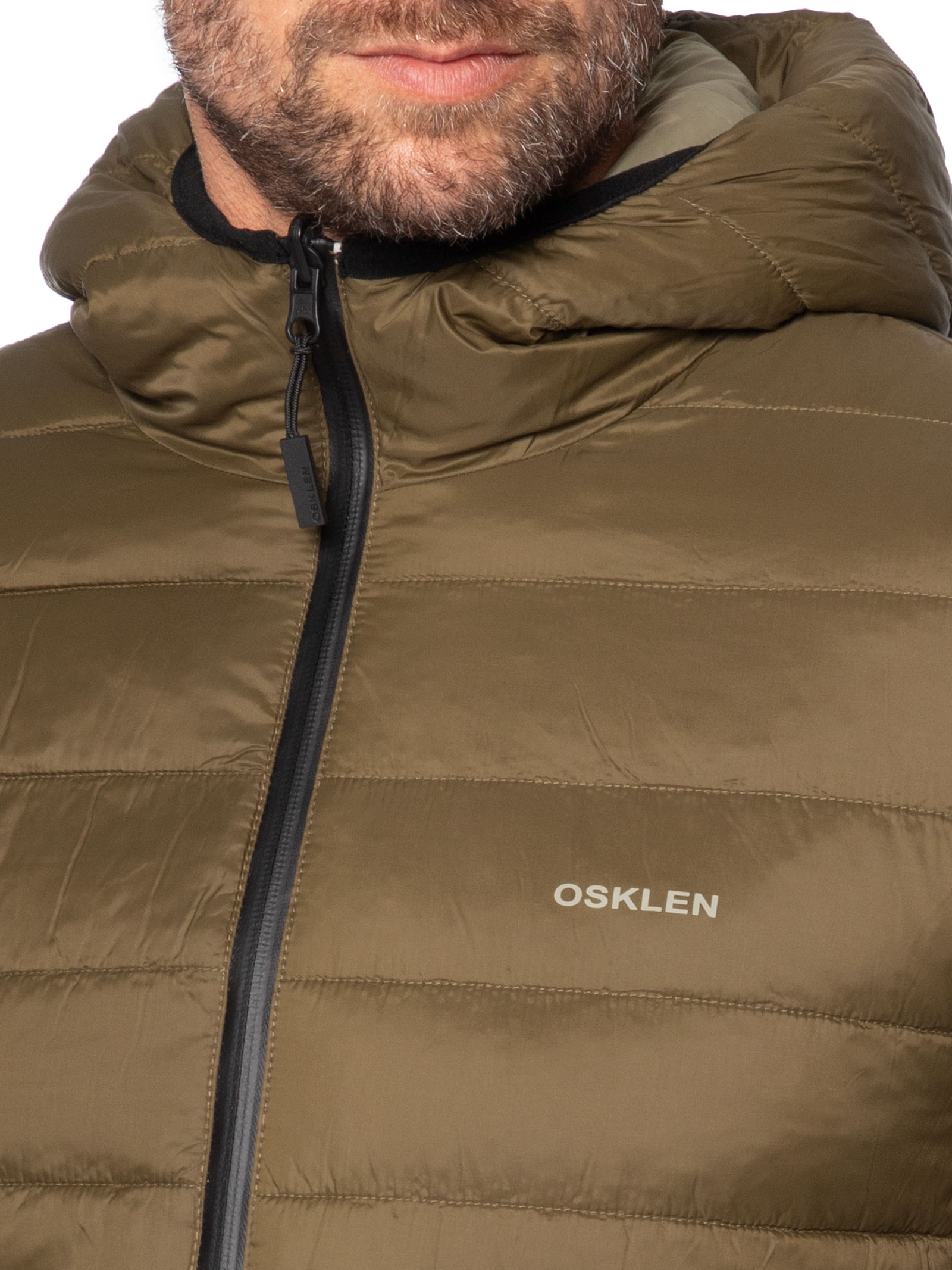 Jaqueta Masculina Superlight Hood Double Marrom Osklen