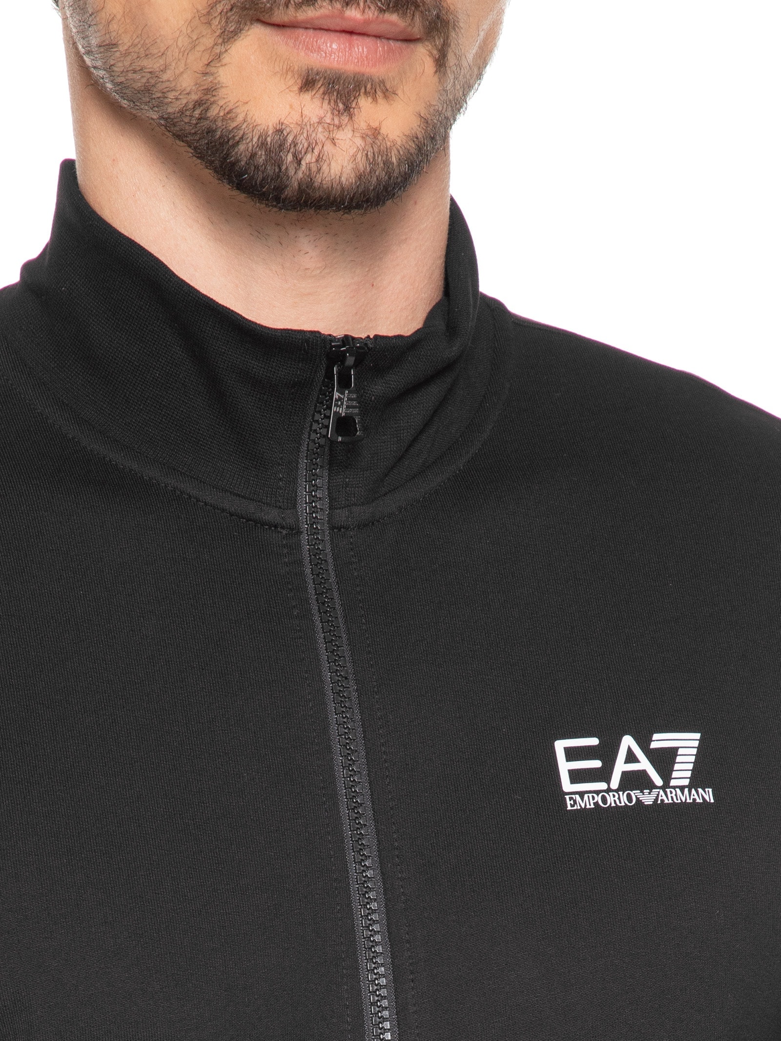EA7 Emporio Armani - Jaqueta Masculina Sweatshirt - Preto