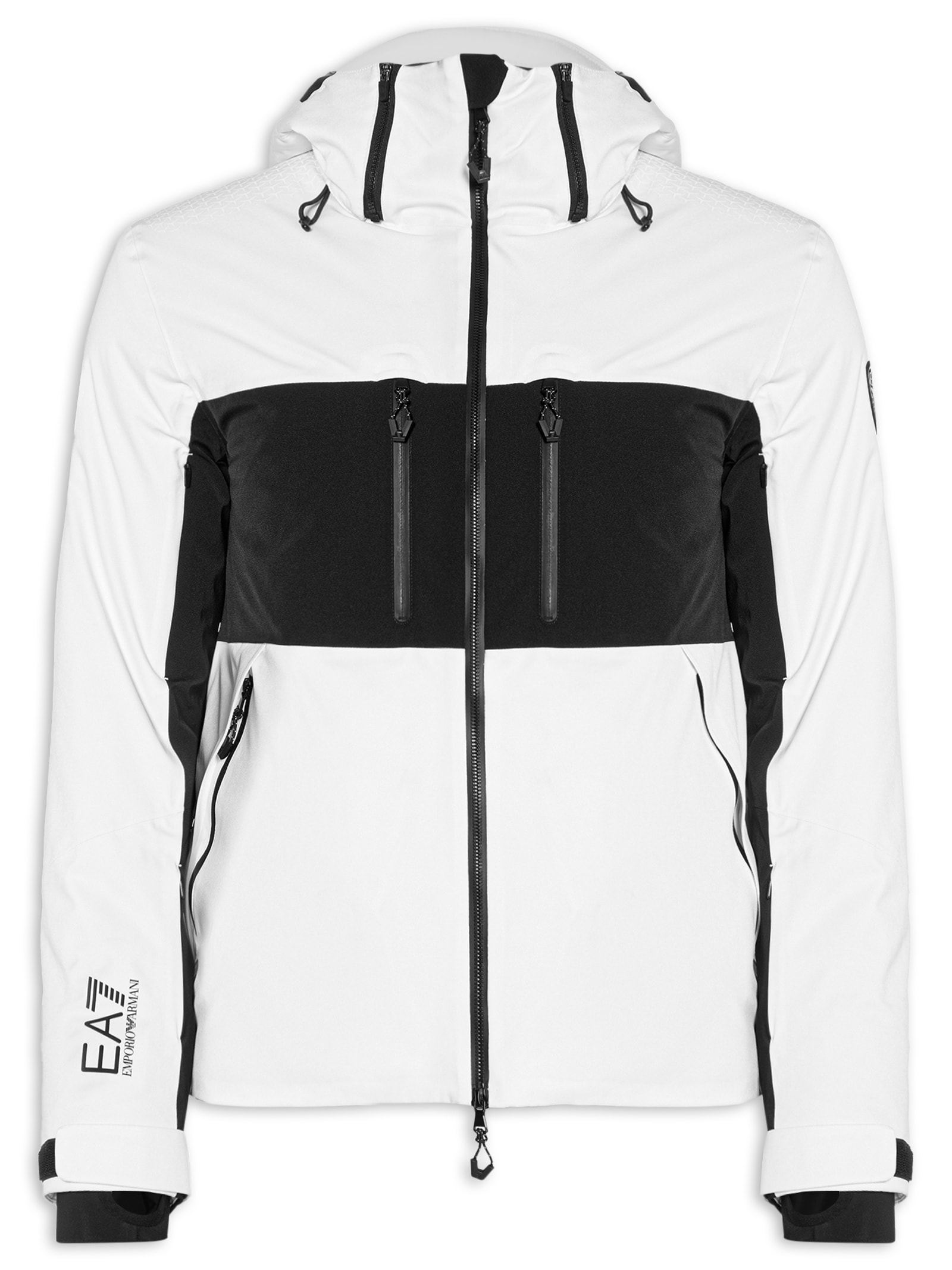 Jaqueta Masculina Technical Ski M Kitzbuhel Protectum7 Colorblock – Preto Ea7 Emporio Armani