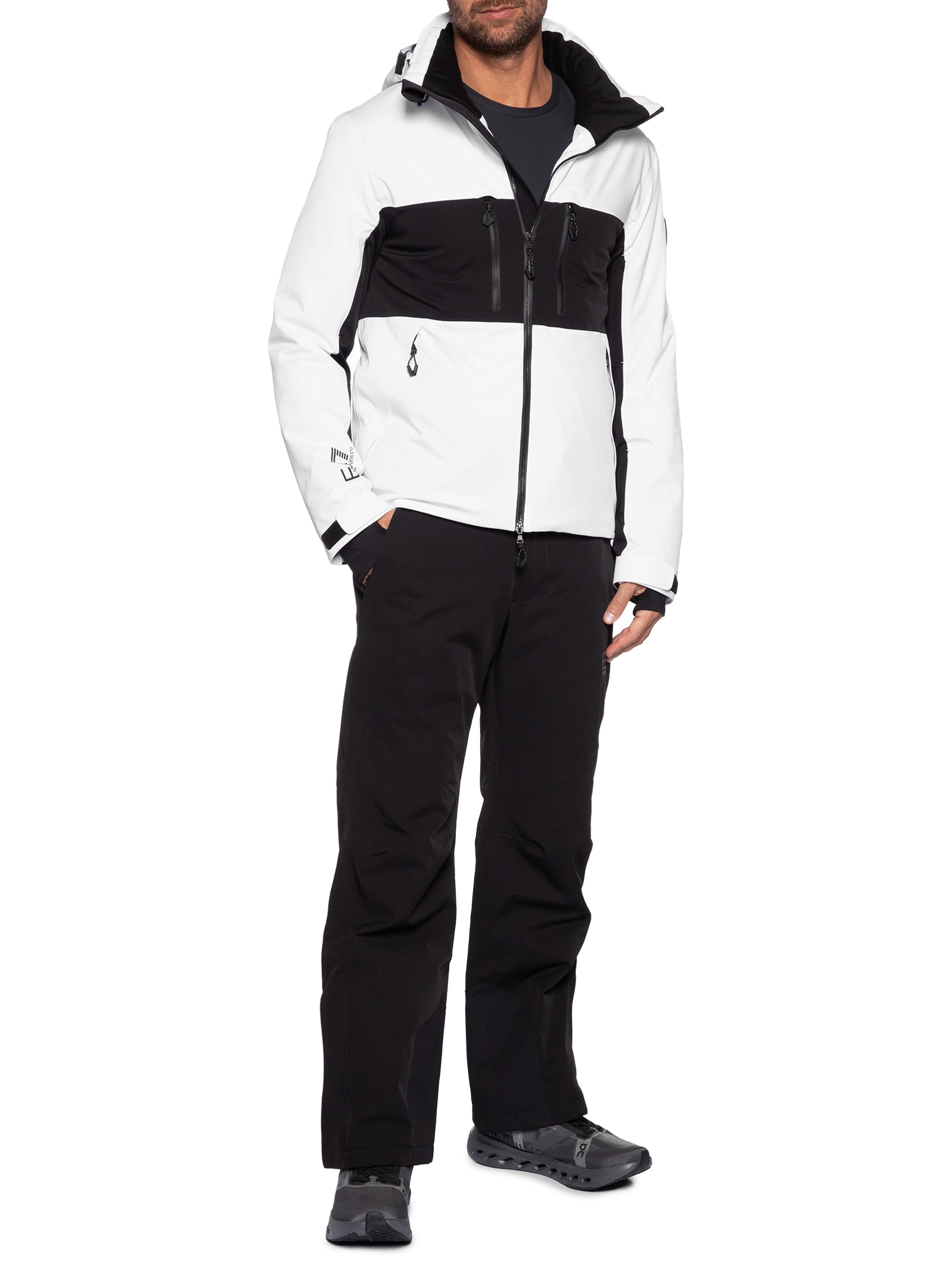 Jaqueta Masculina Technical Ski M Kitzbuhel Protectum7 Colorblock – Preto Ea7 Emporio Armani