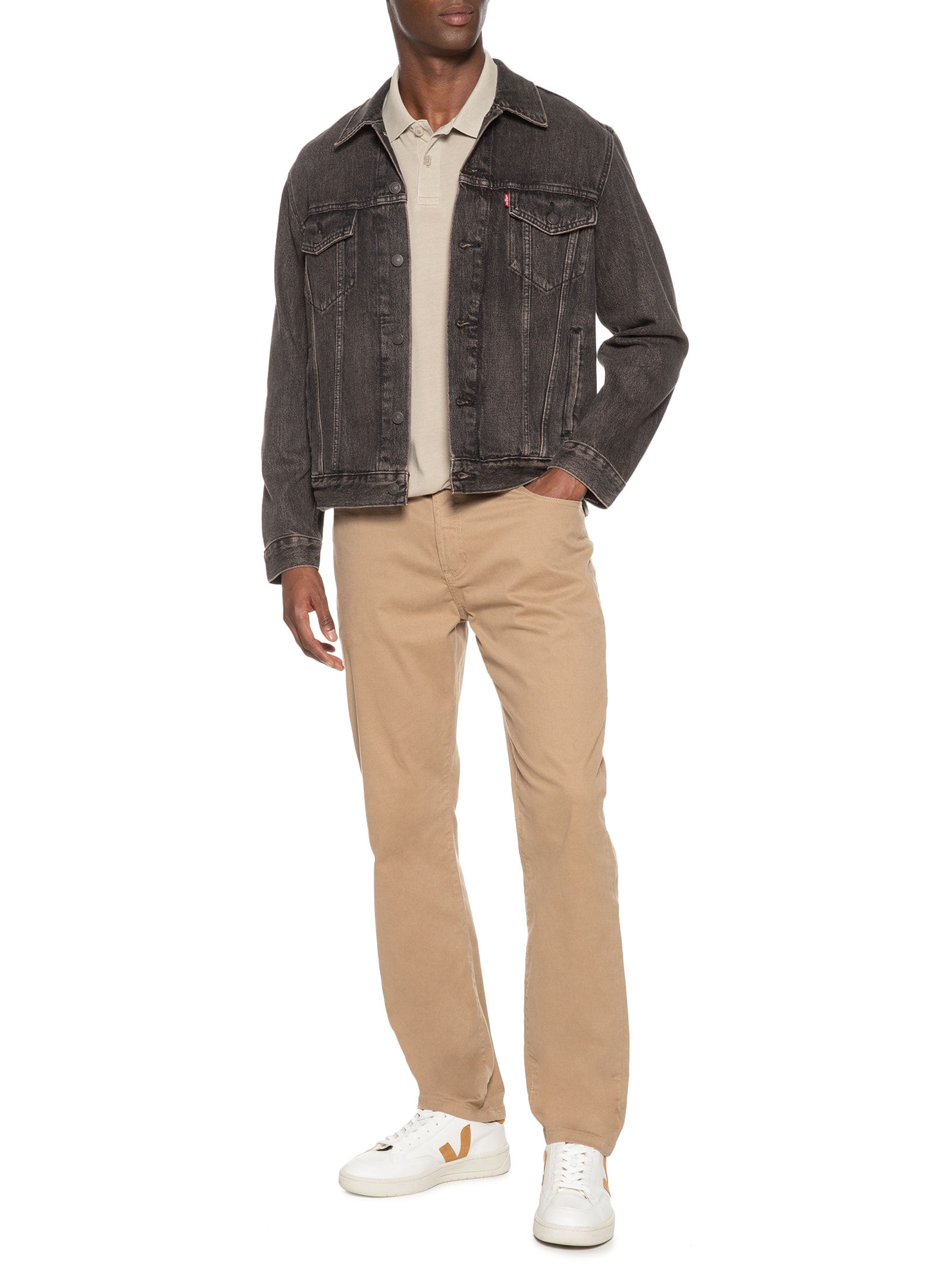 Jaqueta Masculina The Trucker Preto Levi's