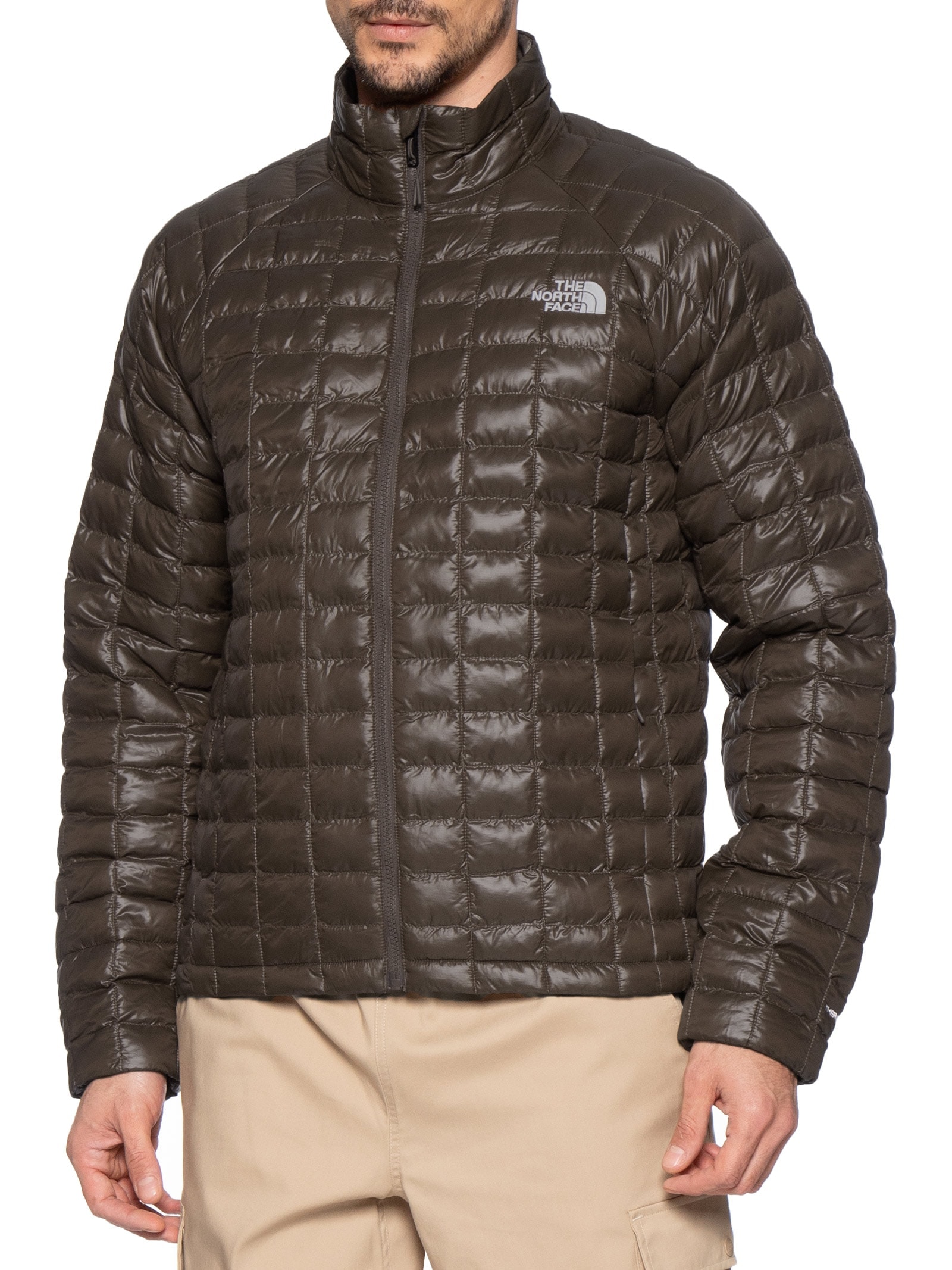 Jaqueta Masculina Thermoball Marrom The North Face