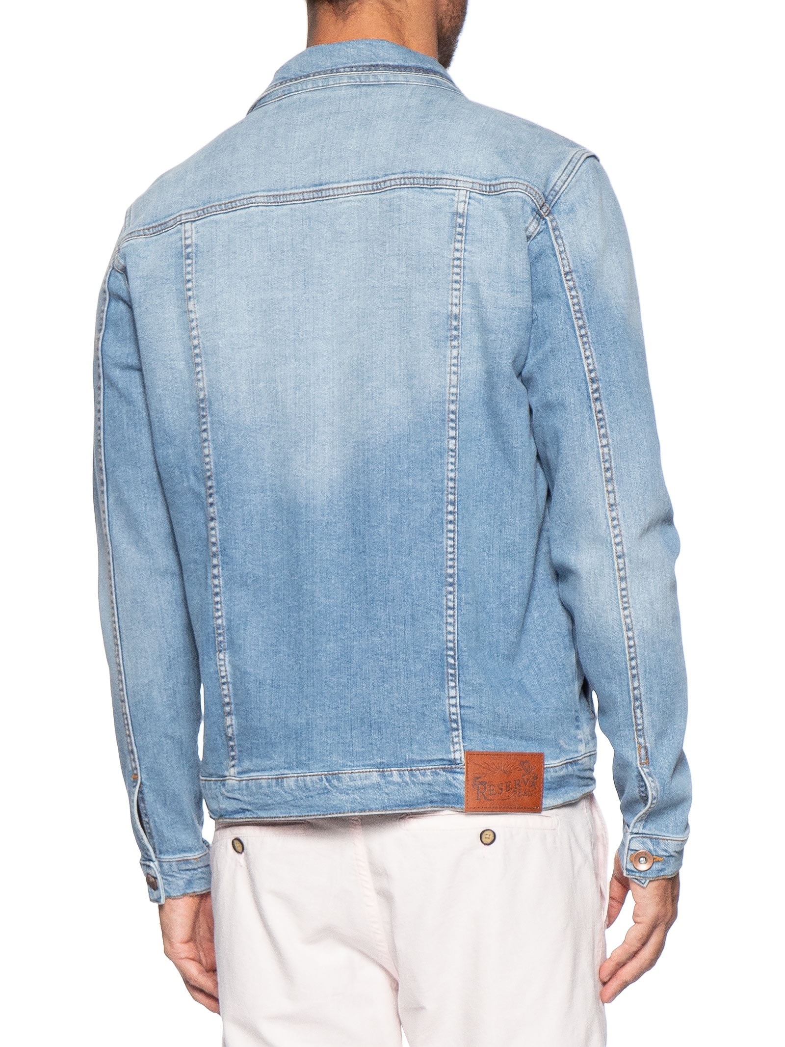 Jaqueta Masculina Trucker Jeans Max Azul Reserva